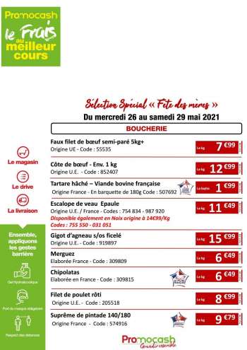 Catalogue Promocash - 26.05.2021 - 29.05.2021.