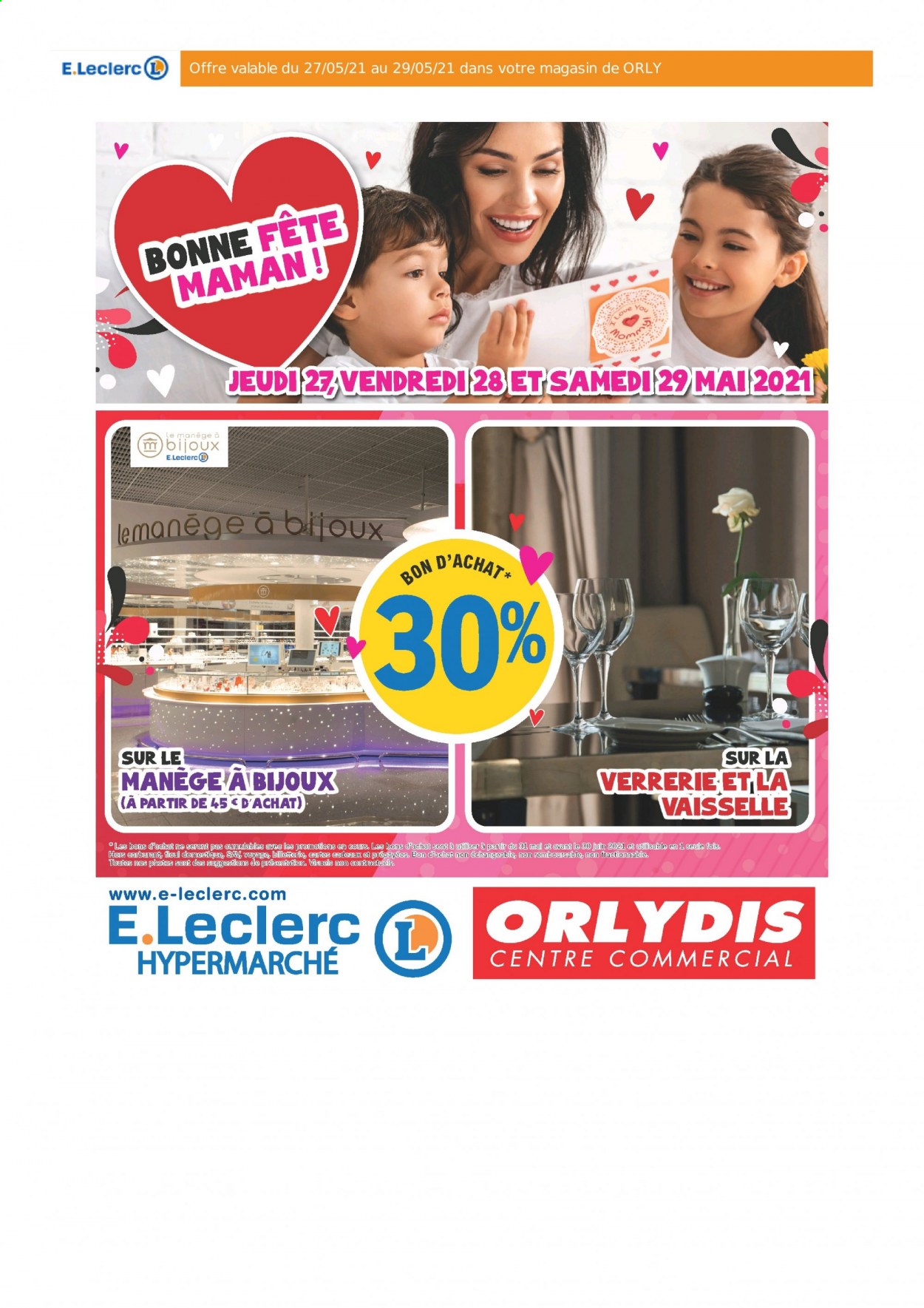 Catalogue E.Leclerc - 27/05/2021 - 29/05/2021. Page 1