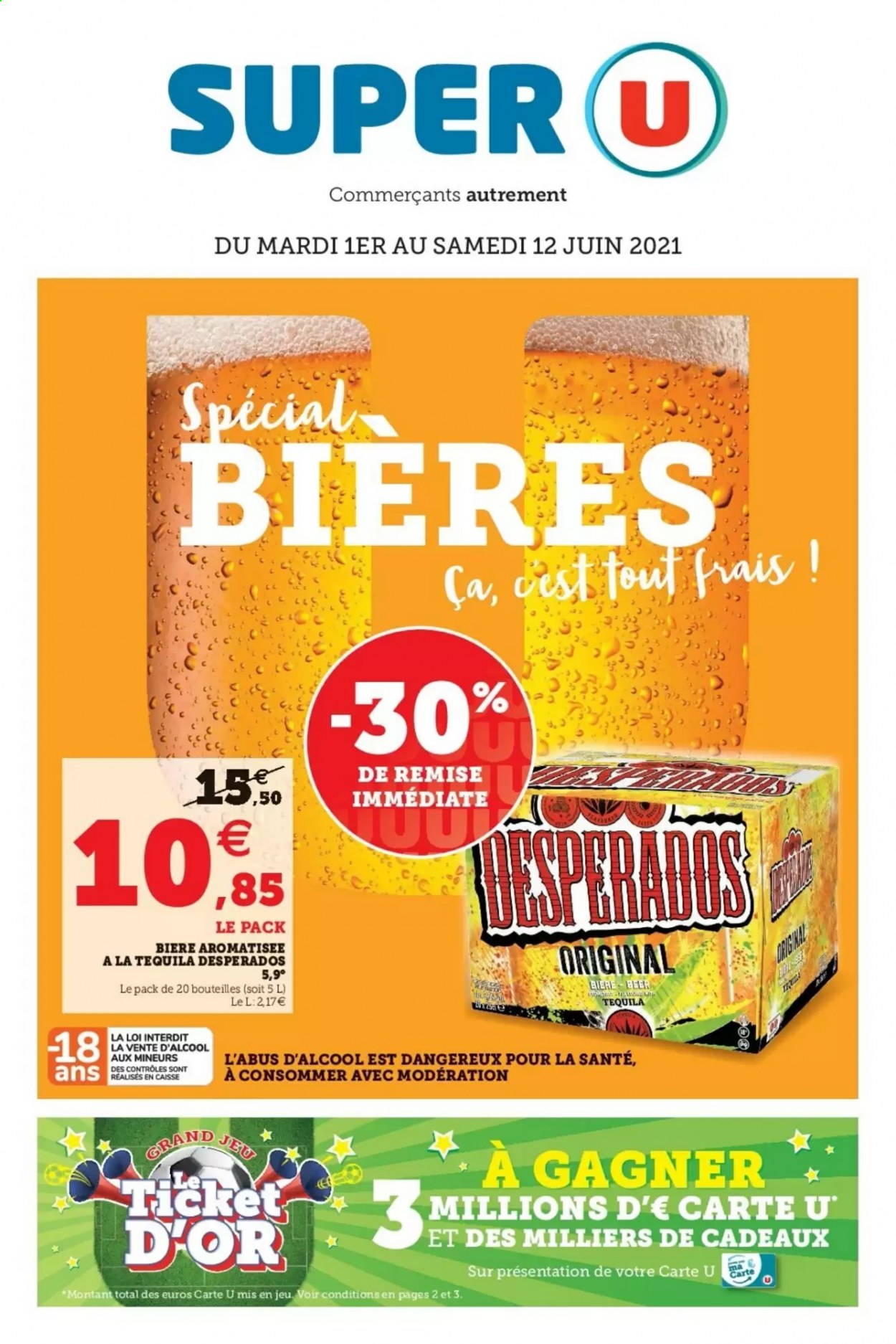 Catalogue SUPER U - 01/06/2021 - 12/06/2021. Page 1