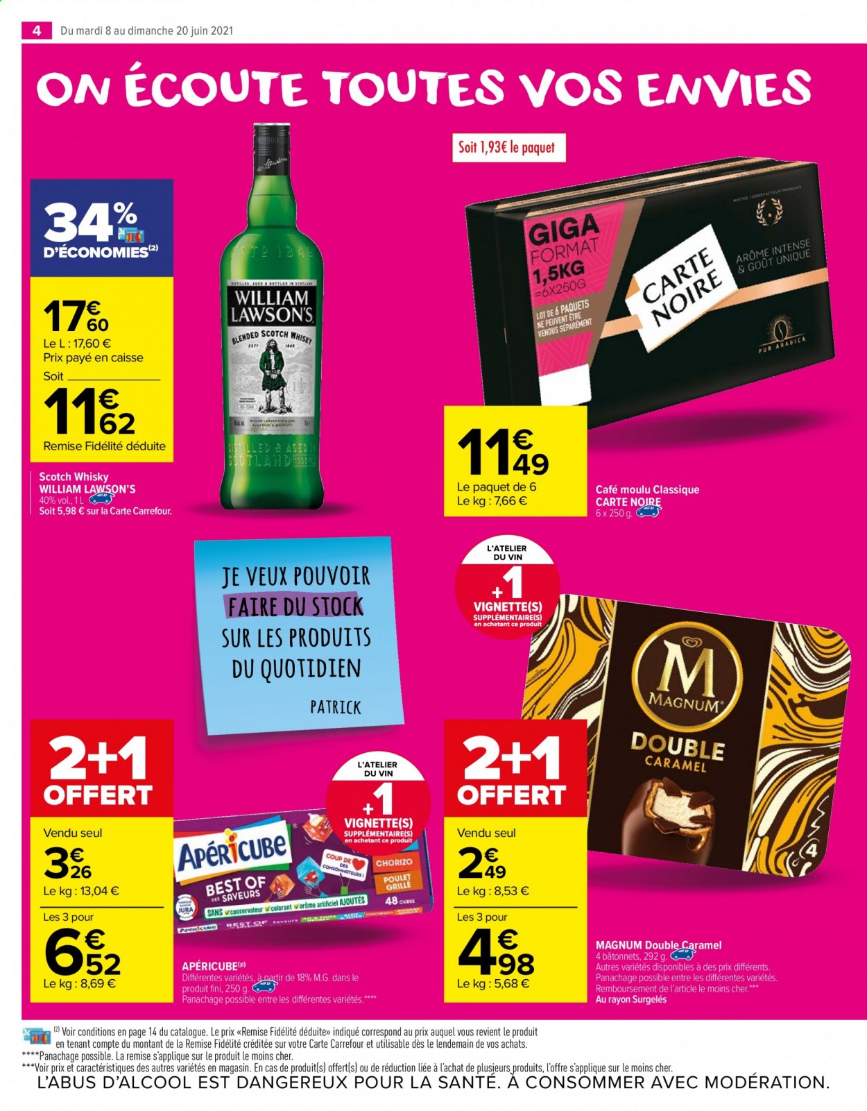 Catalogue Carrefour Market - 08/06/2021 - 20/06/2021. Page 4