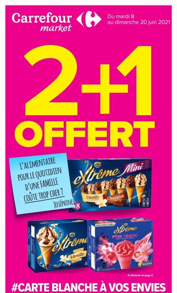 Catalogue Carrefour Market - 08.06.2021 - 20.06.2021.