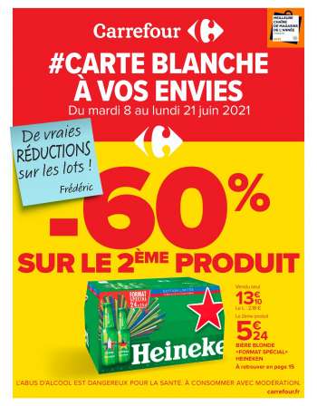 Catalogue Carrefour Hypermarchés - 08.06.2021 - 21.06.2021.