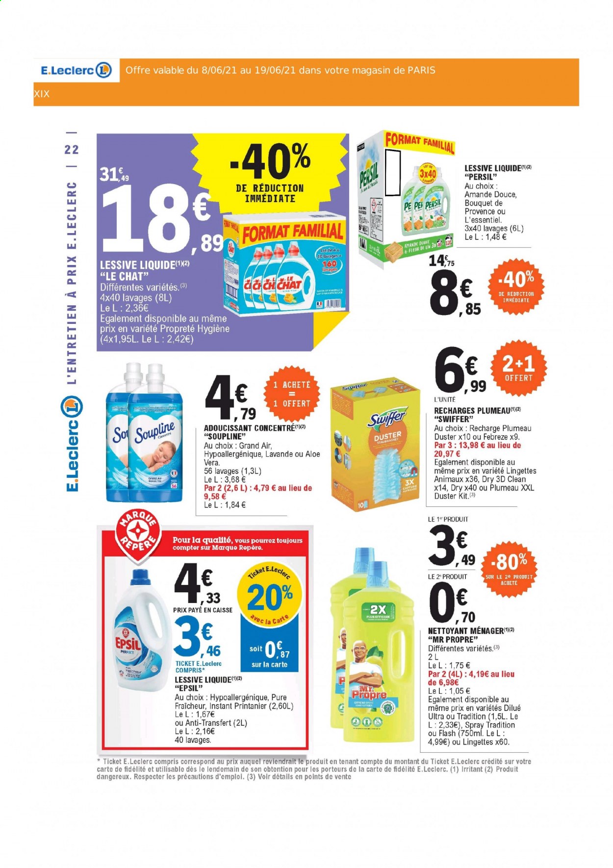 Catalogue E.Leclerc - 08/06/2021 - 19/06/2021. Page 22