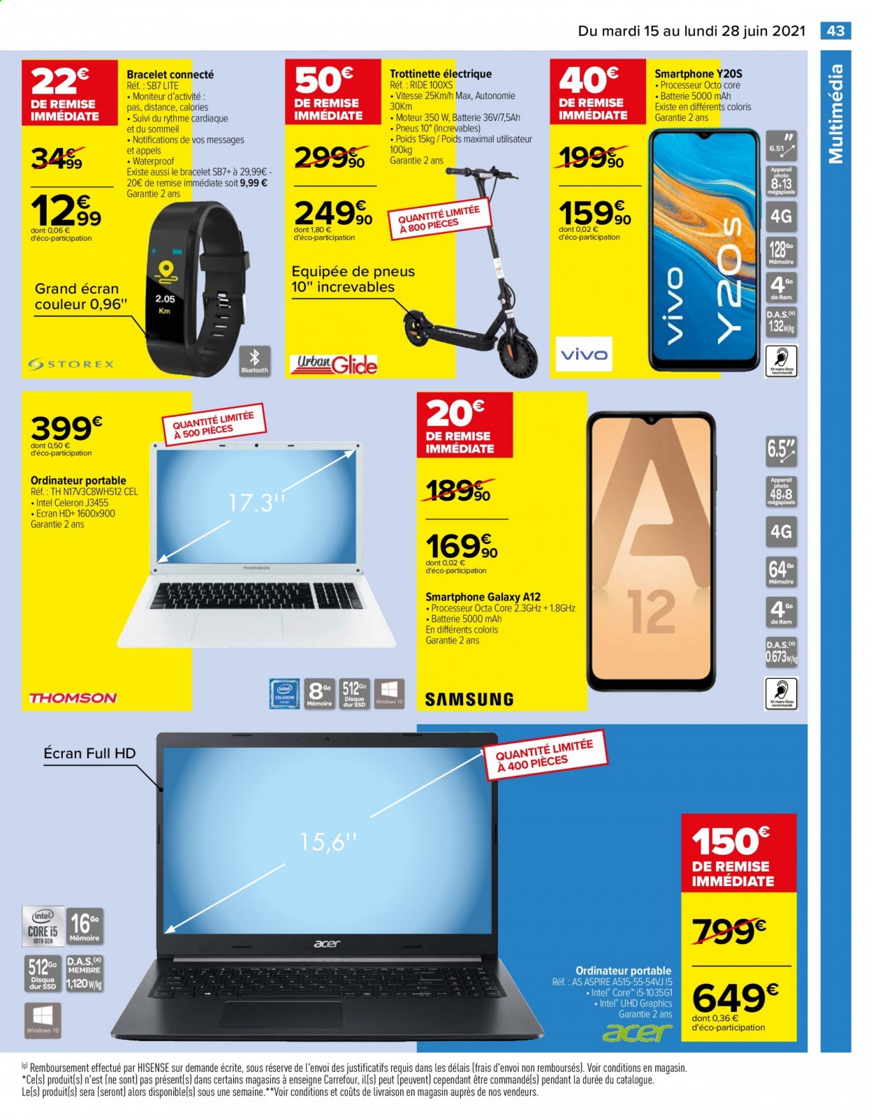 Catalogue Carrefour Hypermarchés - 15/06/2021 - 28/06/2021. Page 47