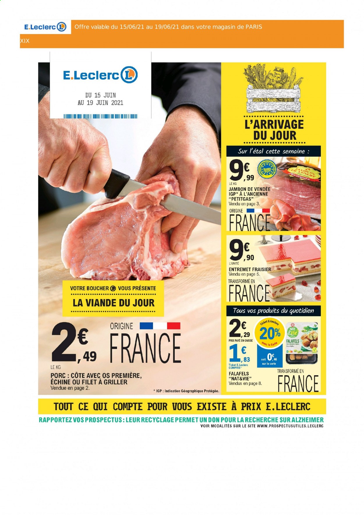 Catalogue E.Leclerc - 15/06/2021 - 19/06/2021. Page 1