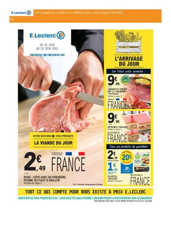 Catalogue E.Leclerc - 15.06.2021 - 26.06.2021.