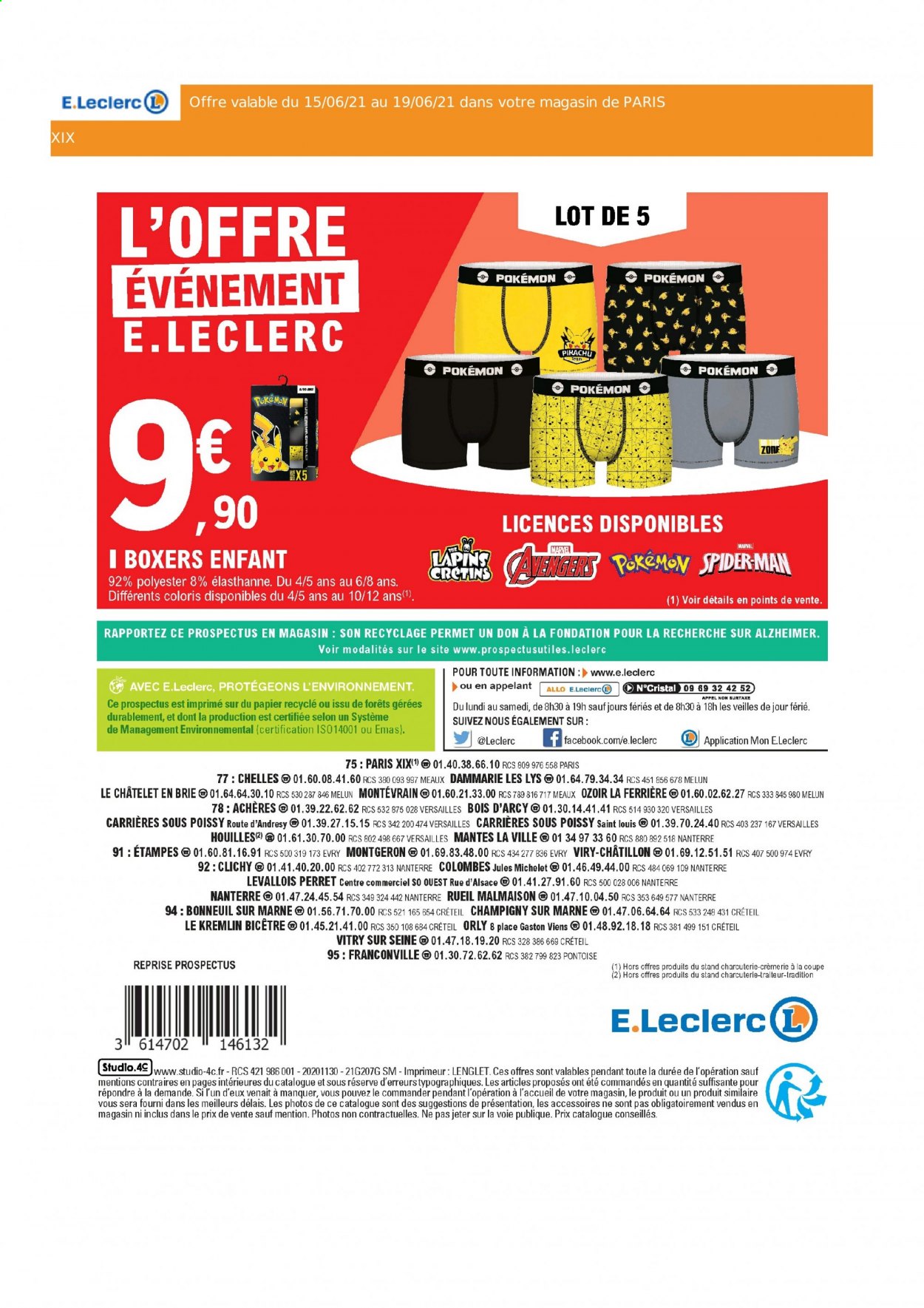 Catalogue E.Leclerc - 15/06/2021 - 19/06/2021. Page 20