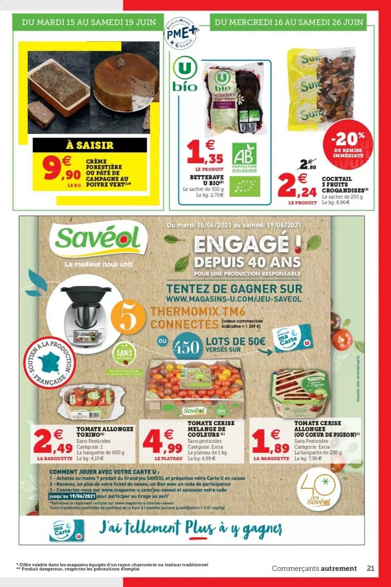 Catalogue SUPER U - 15/06/2021 - 26/06/2021. Page 21