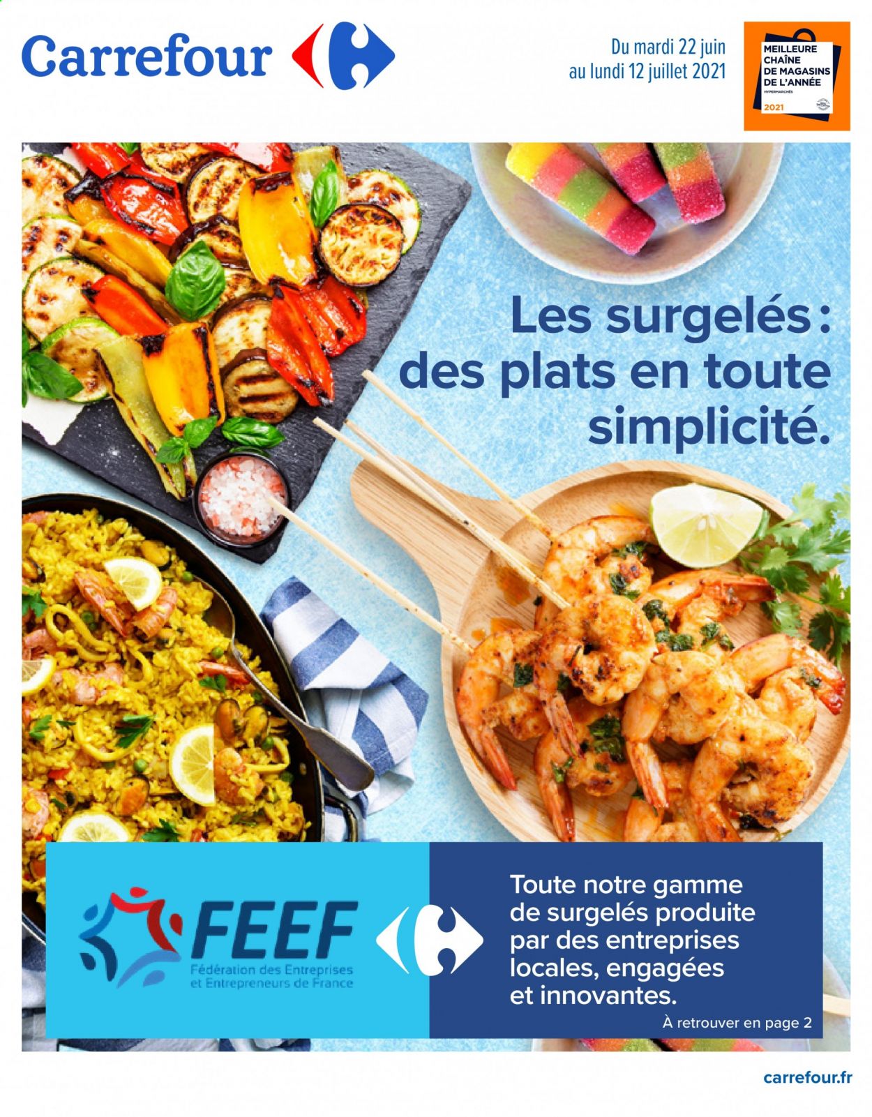 Catalogue Carrefour Hypermarchés - 22/06/2021 - 12/07/2021. Page 1