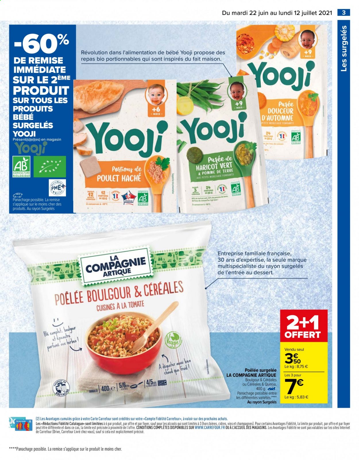 Catalogue Carrefour Hypermarchés - 22/06/2021 - 12/07/2021. Page 3