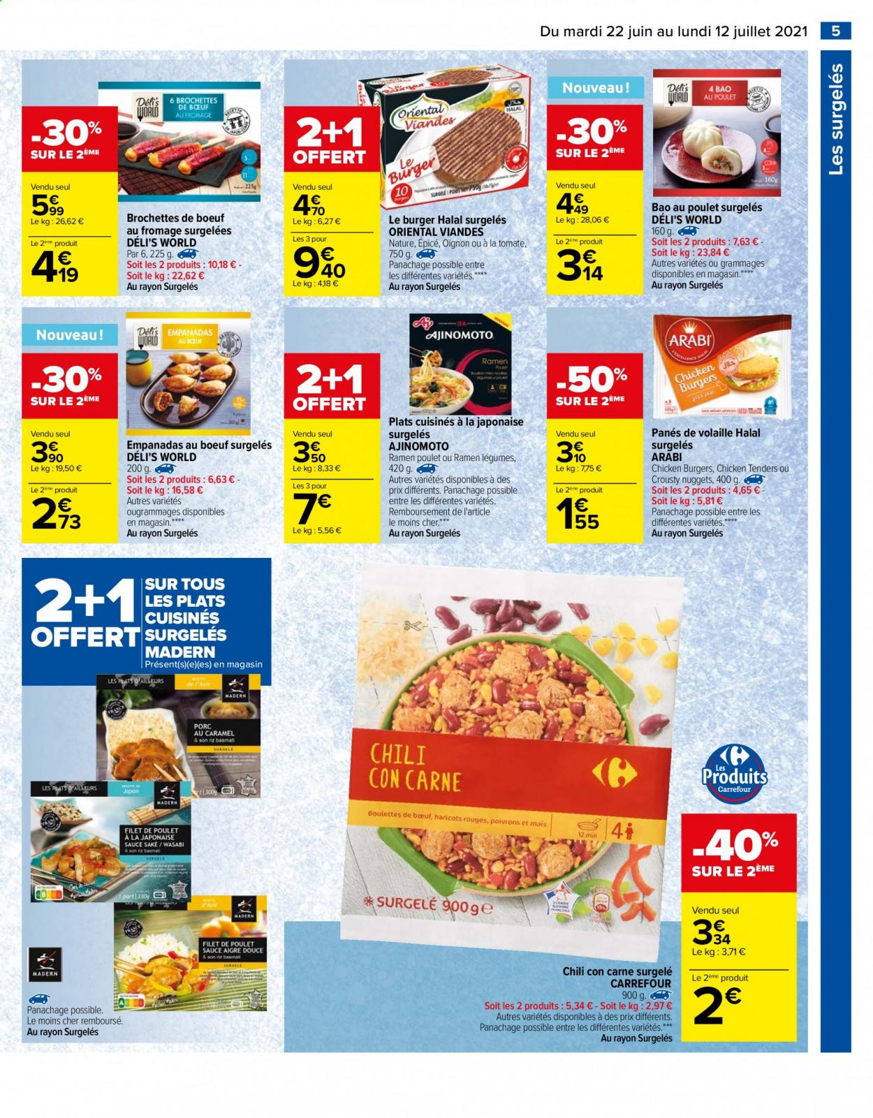 Catalogue Carrefour Hypermarchés - 22/06/2021 - 12/07/2021. Page 5