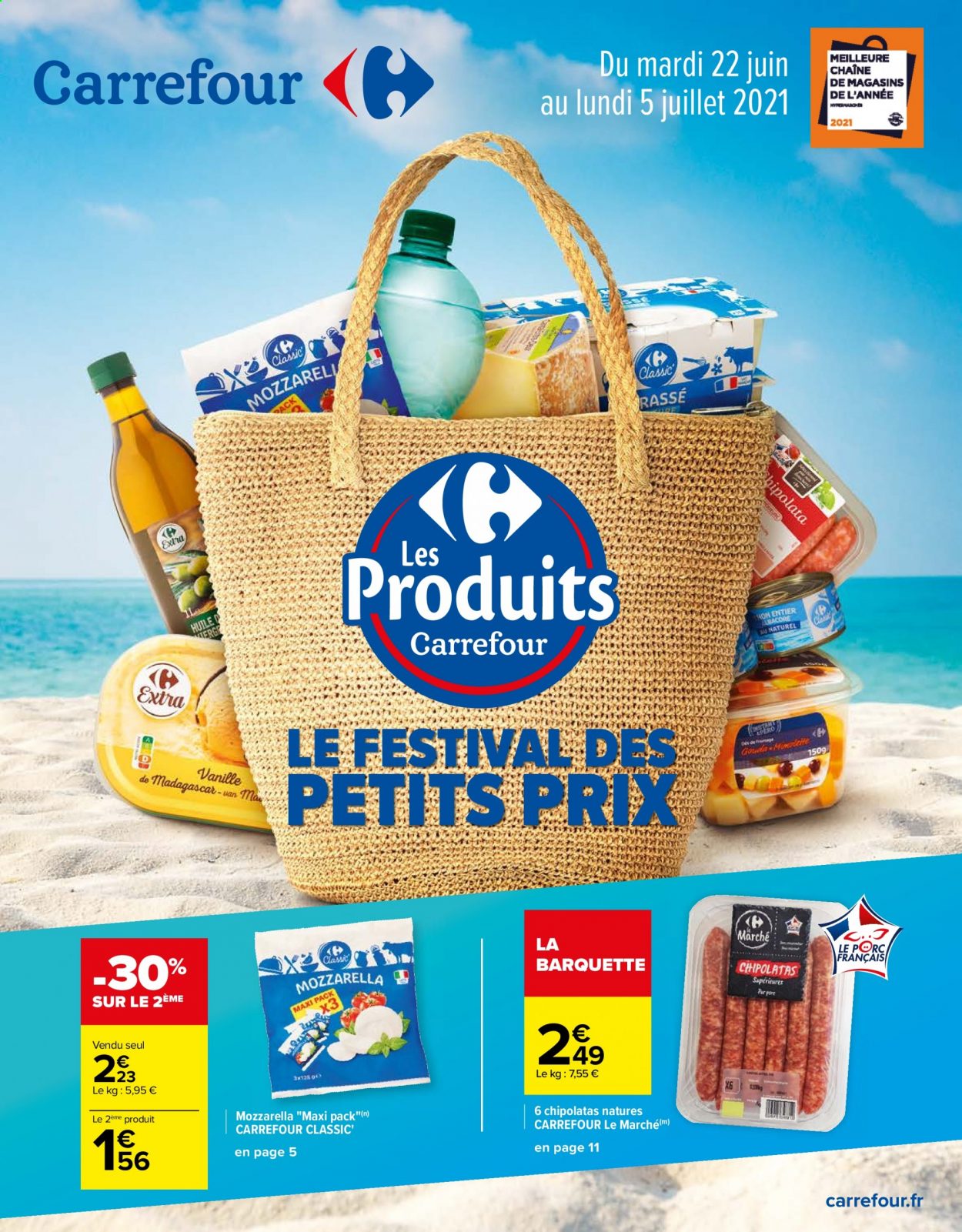 Catalogue Carrefour Hypermarchés - 22/06/2021 - 05/07/2021. Page 1
