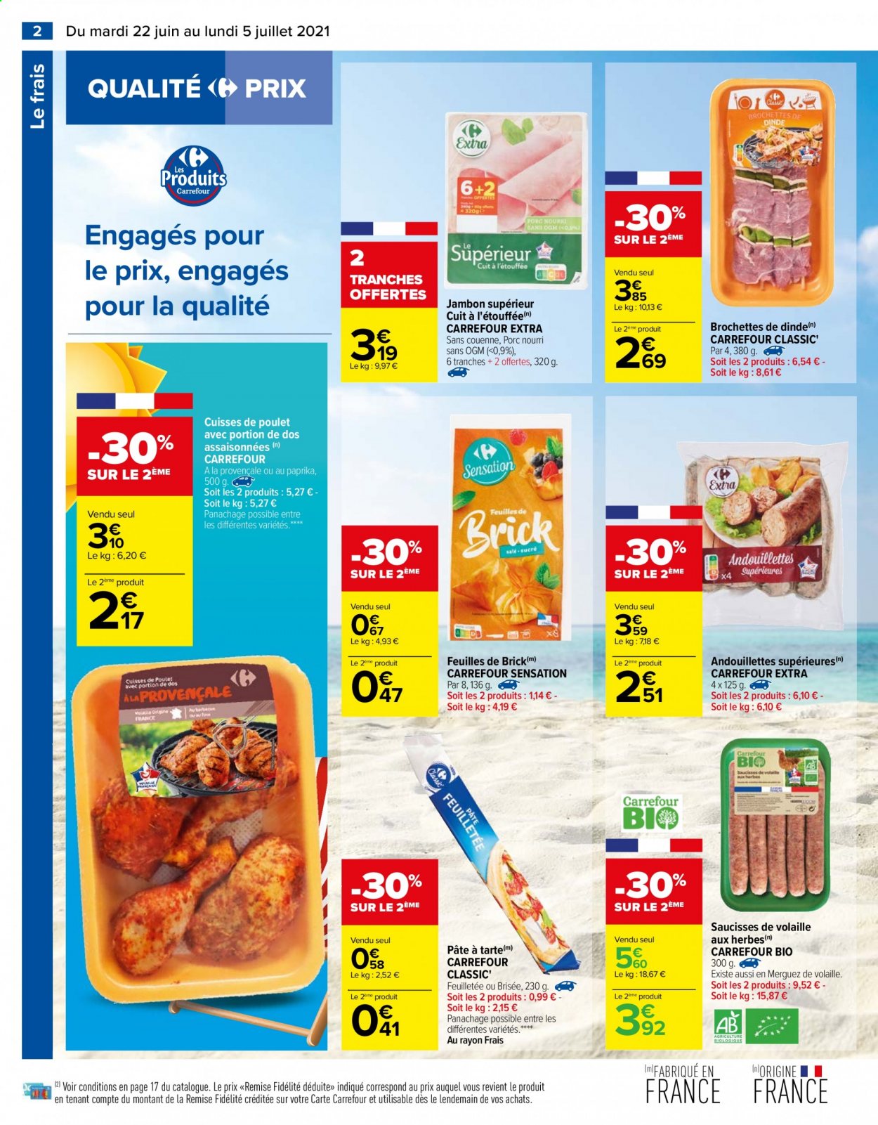 Catalogue Carrefour Hypermarchés - 22/06/2021 - 05/07/2021. Page 2