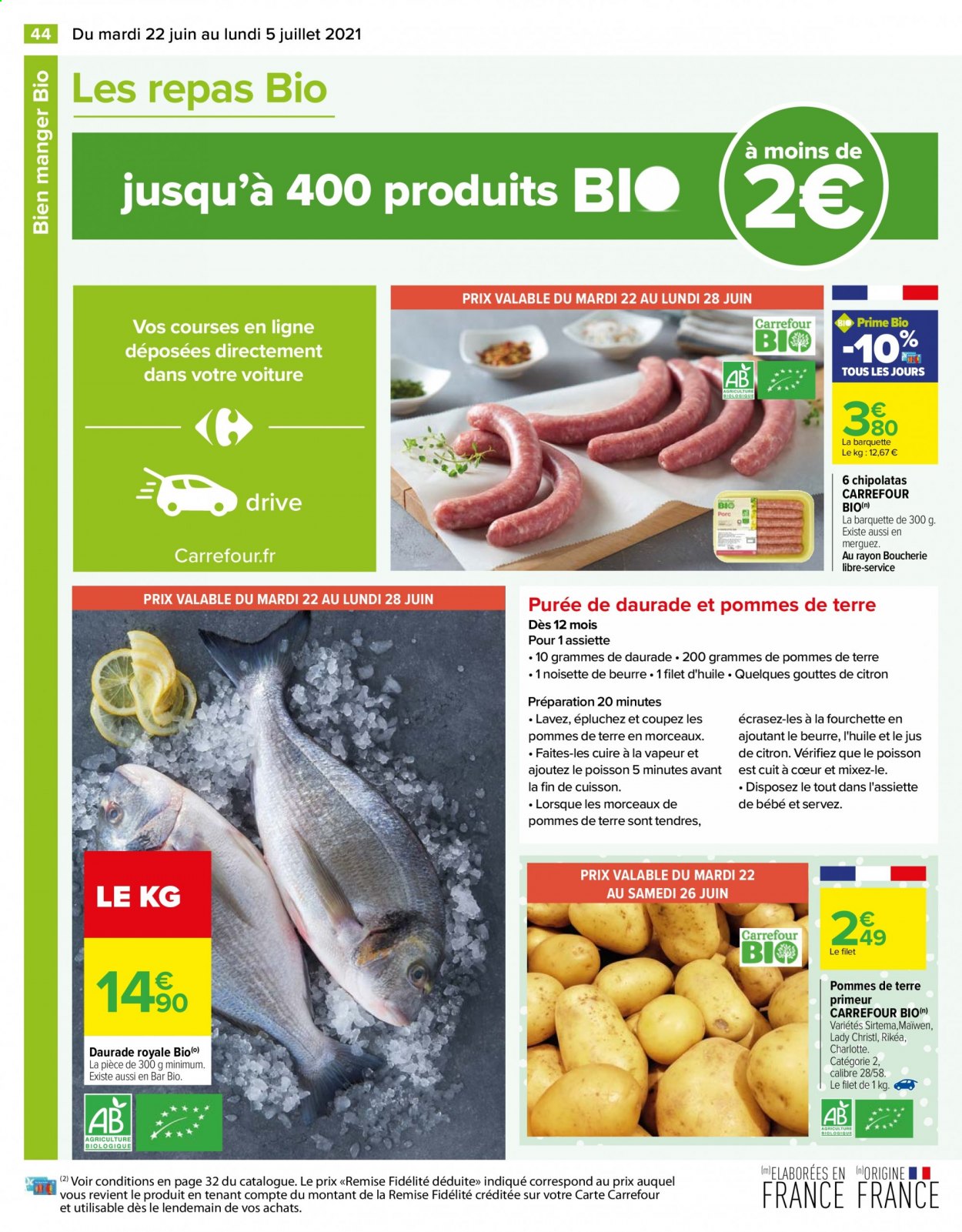 Catalogue Carrefour Hypermarchés - 22/06/2021 - 05/07/2021. Page 44
