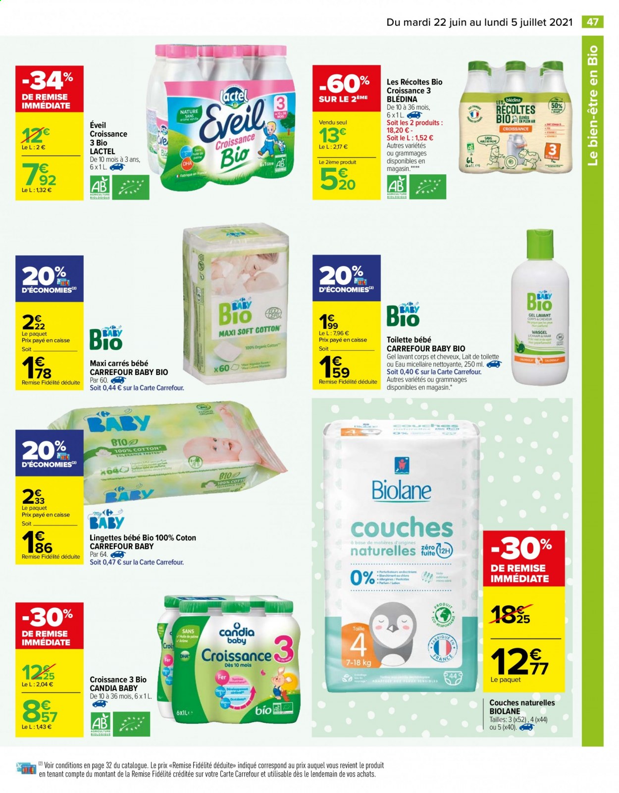 Catalogue Carrefour Hypermarchés - 22/06/2021 - 05/07/2021. Page 47