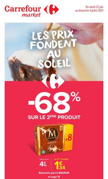 Catalogue Carrefour Market - 22.06.2021 - 04.07.2021.