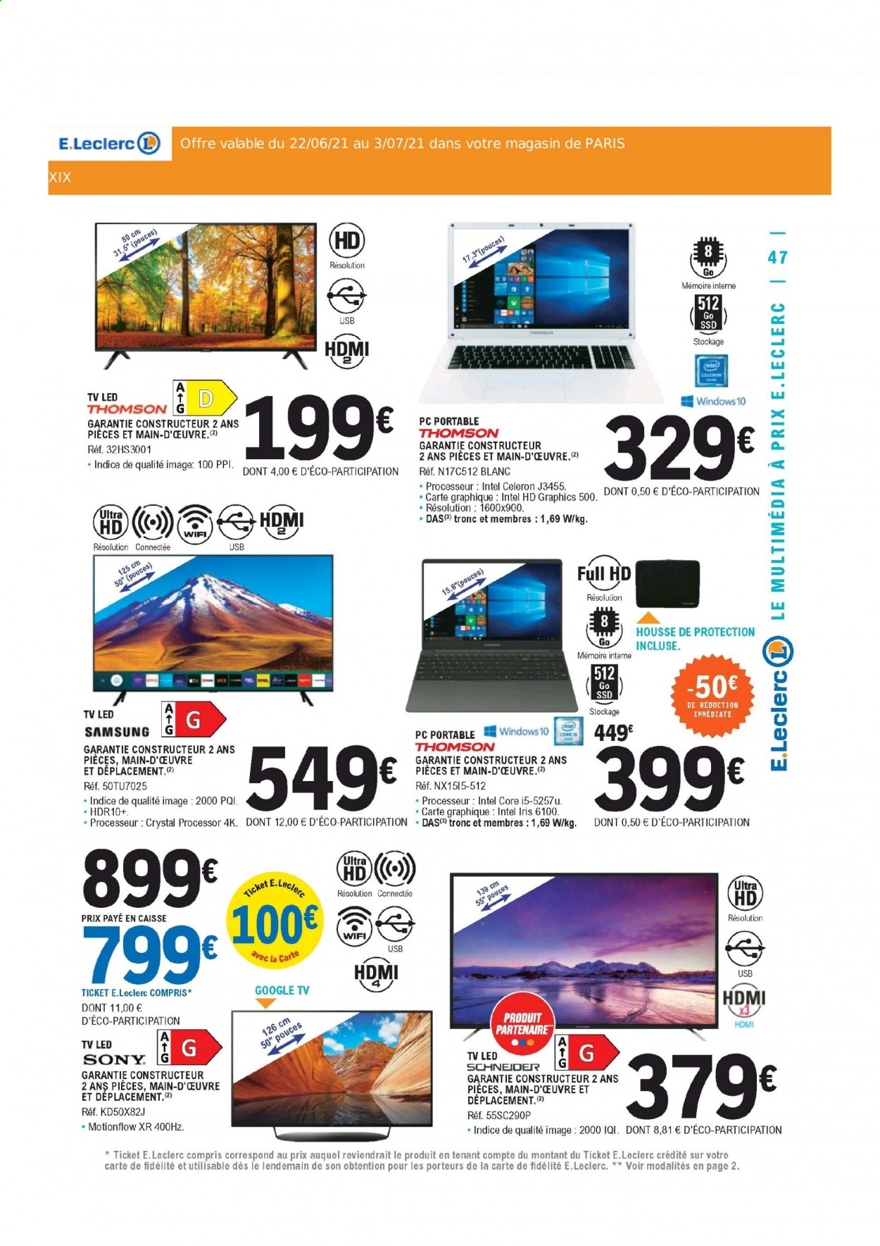 Catalogue E.Leclerc - 22/06/2021 - 03/07/2021. Page 47