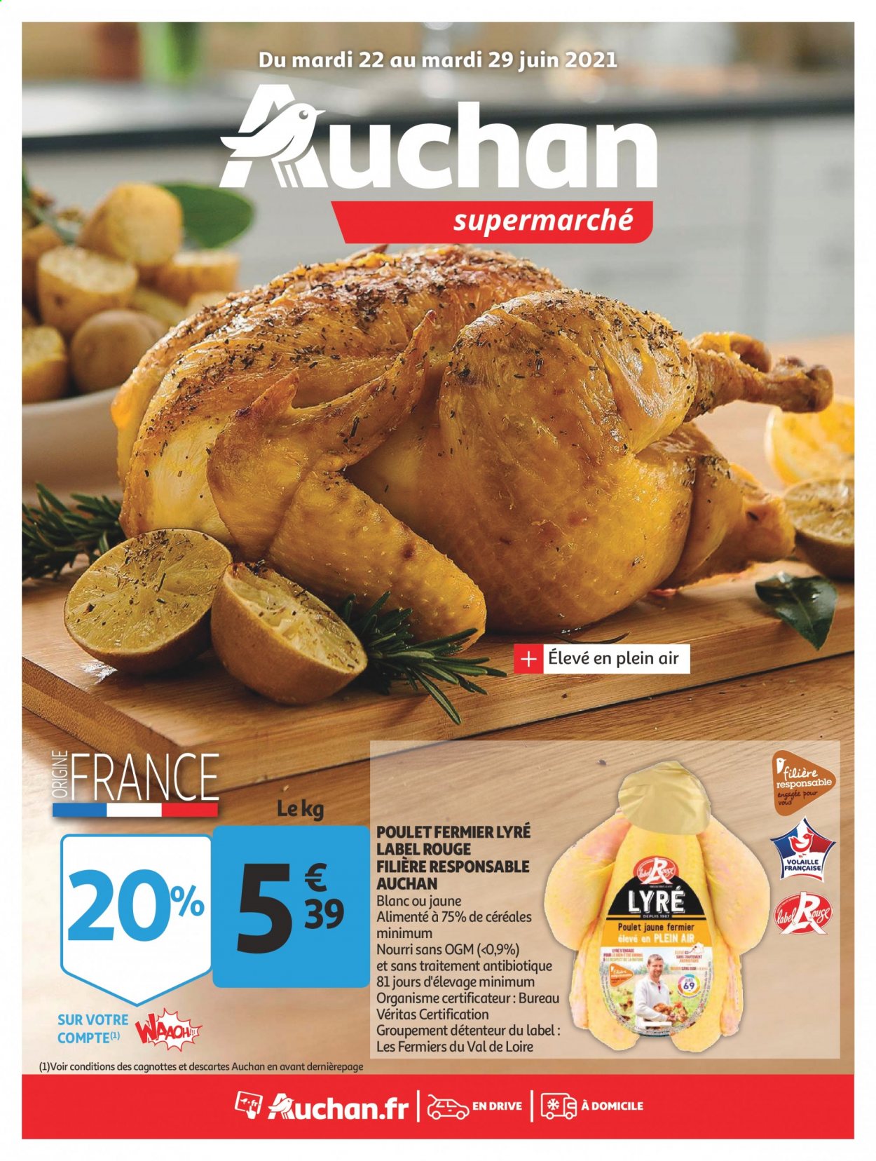 Catalogue Auchan - 22/06/2021 - 29/06/2021. Page 1