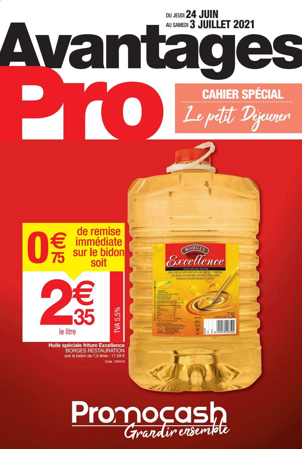 Catalogue Promocash - 24/06/2021 - 03/07/2021. Page 1