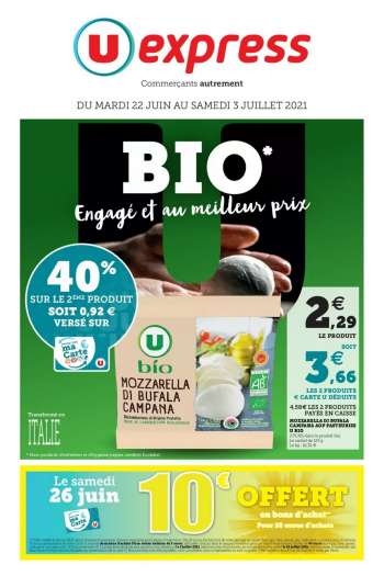 Catalogue U express - 22.06.2021 - 03.07.2021.