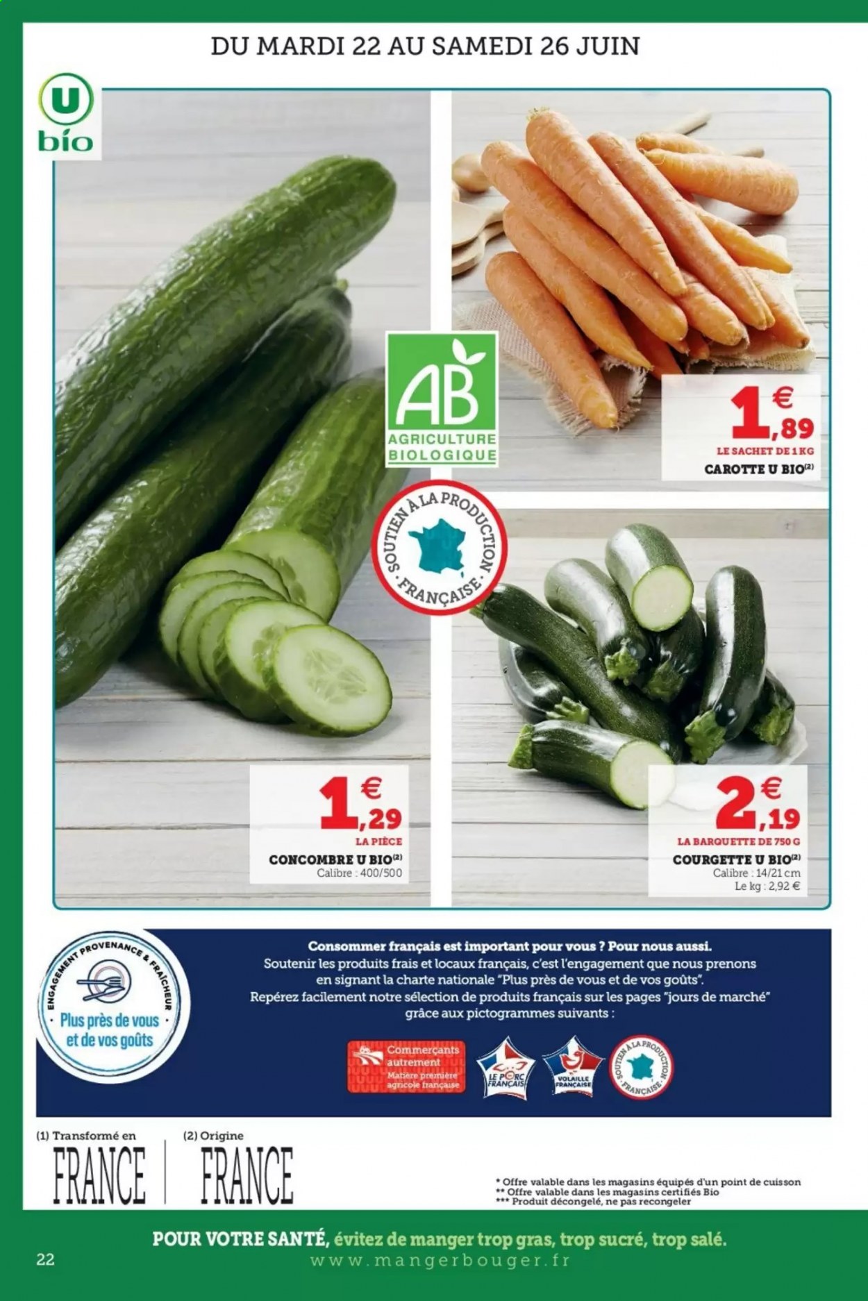Catalogue SUPER U - 22/06/2021 - 03/07/2021. Page 22
