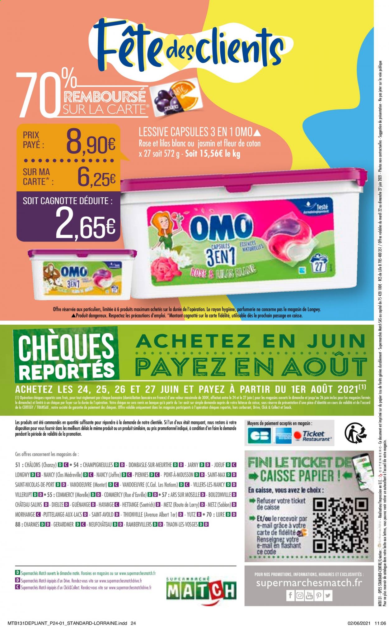 Catalogue Supermarché Match - 22/06/2021 - 27/06/2021. Page 24