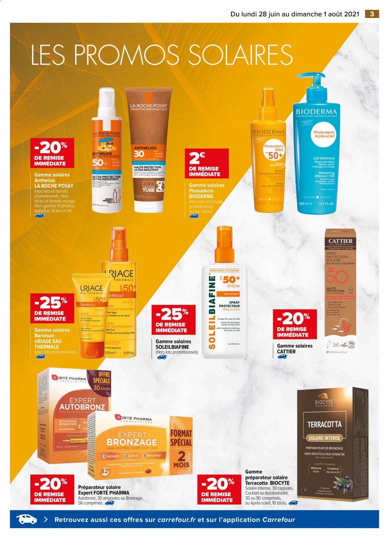 Catalogue Carrefour Hypermarchés - 28/06/2021 - 01/08/2021. Page 3