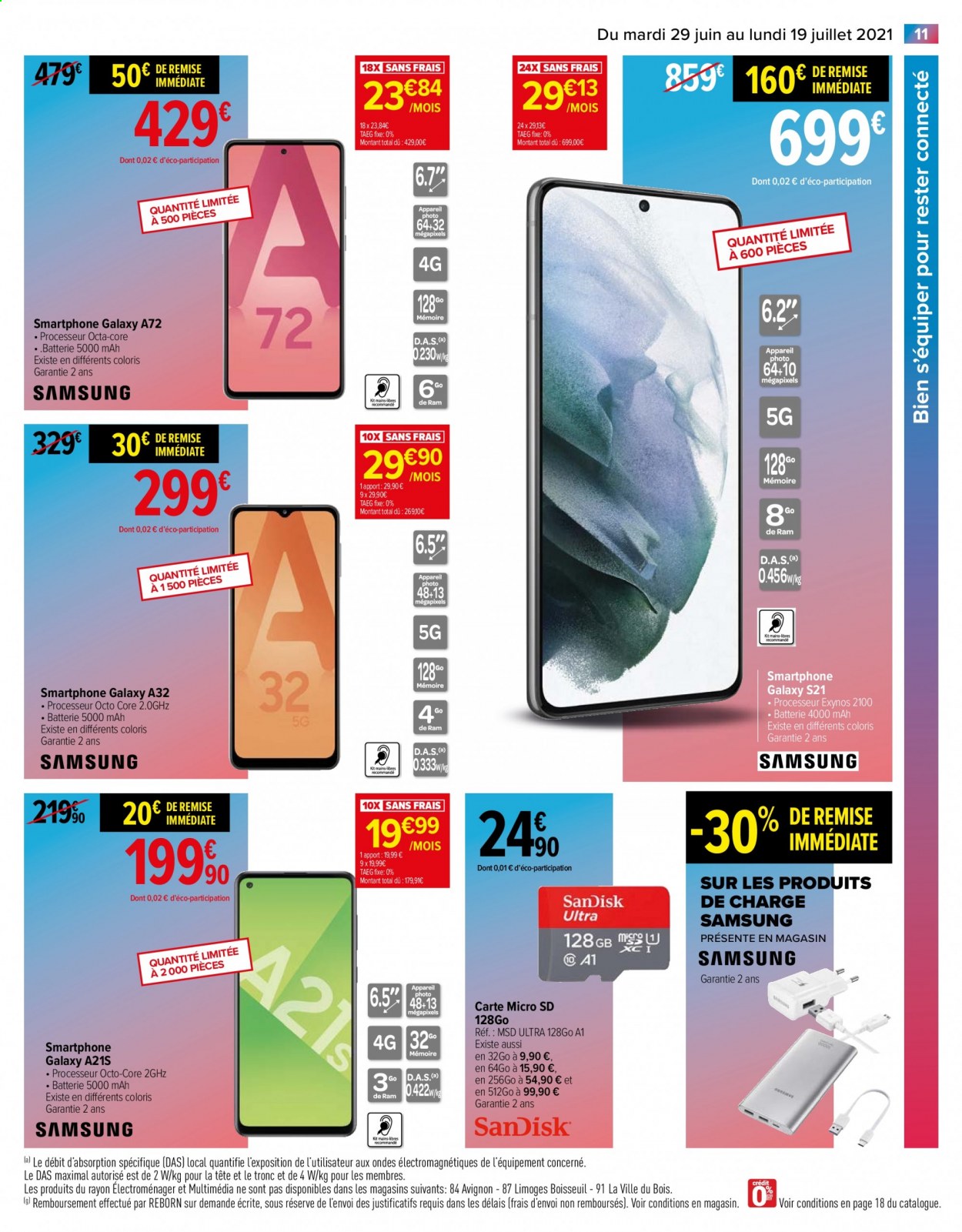 Catalogue Carrefour Hypermarchés - 29/06/2021 - 19/07/2021. Page 11