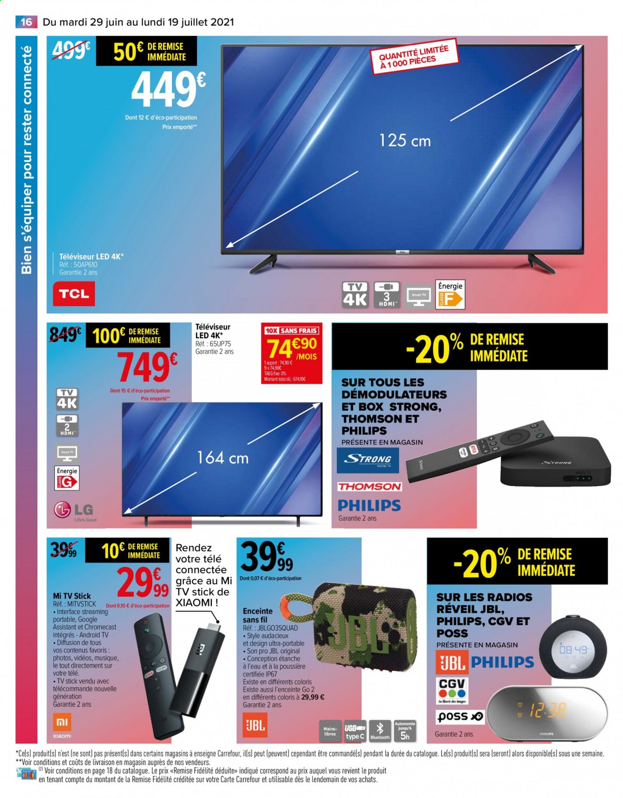 Catalogue Carrefour Hypermarchés - 29/06/2021 - 19/07/2021. Page 16