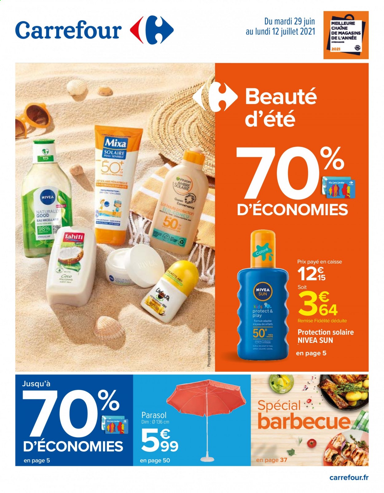 Catalogue Carrefour Hypermarchés - 29/06/2021 - 12/07/2021. Page 1