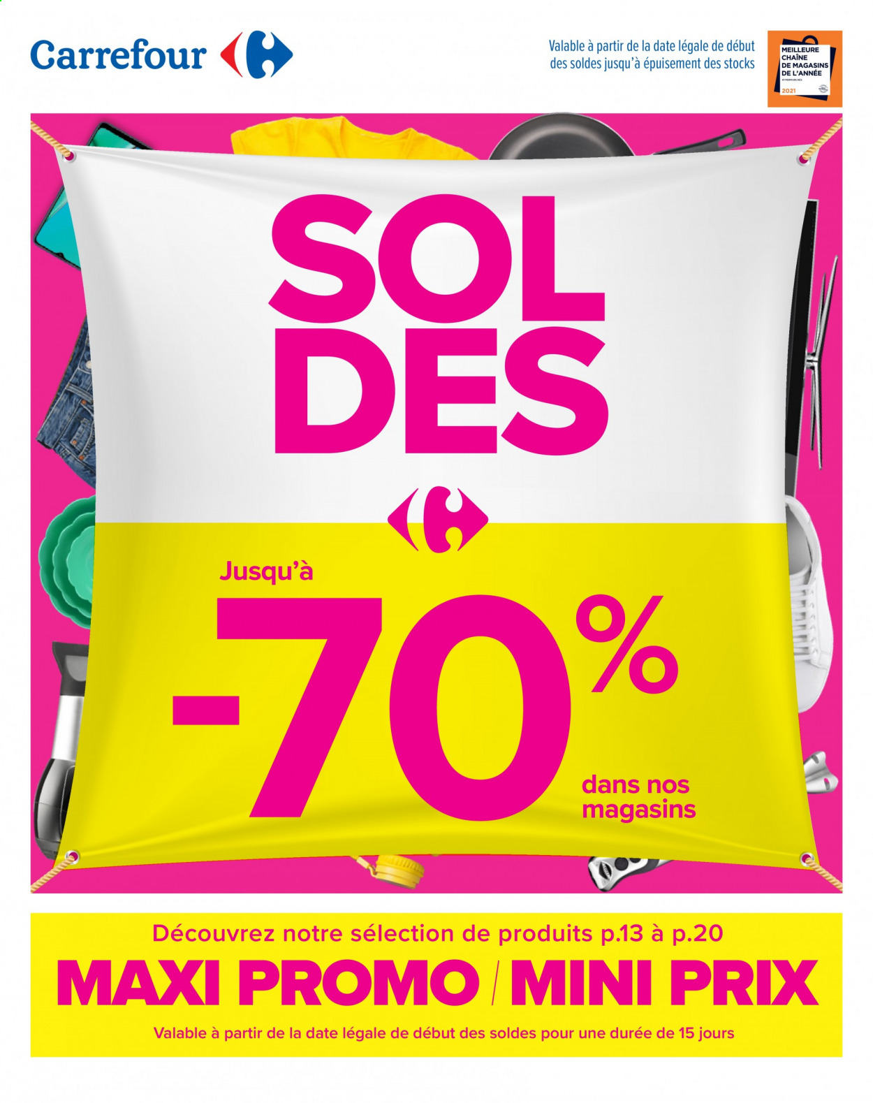 Catalogue Carrefour Hypermarchés - 30/06/2021 - 12/07/2021. Page 1