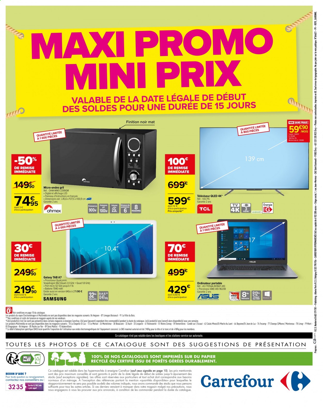 Catalogue Carrefour Hypermarchés - 30/06/2021 - 12/07/2021. Page 20