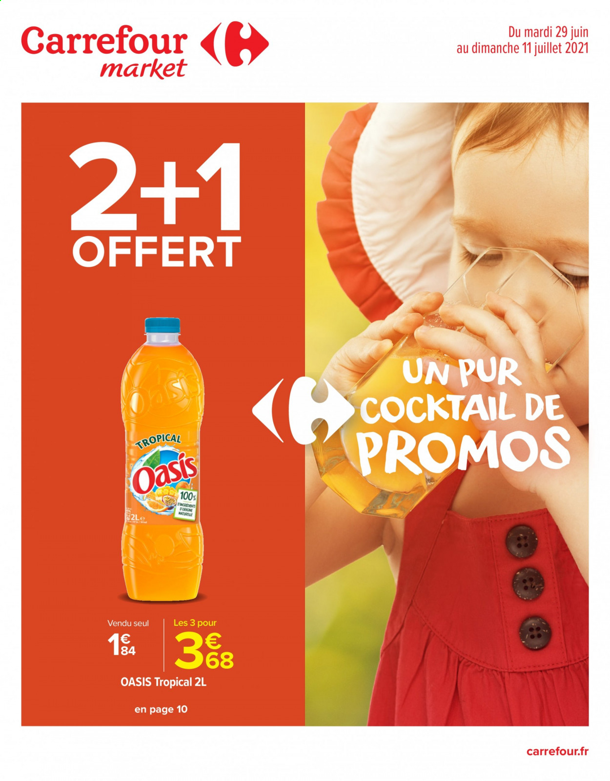 Catalogue Carrefour Market - 29/06/2021 - 11/07/2021. Page 1