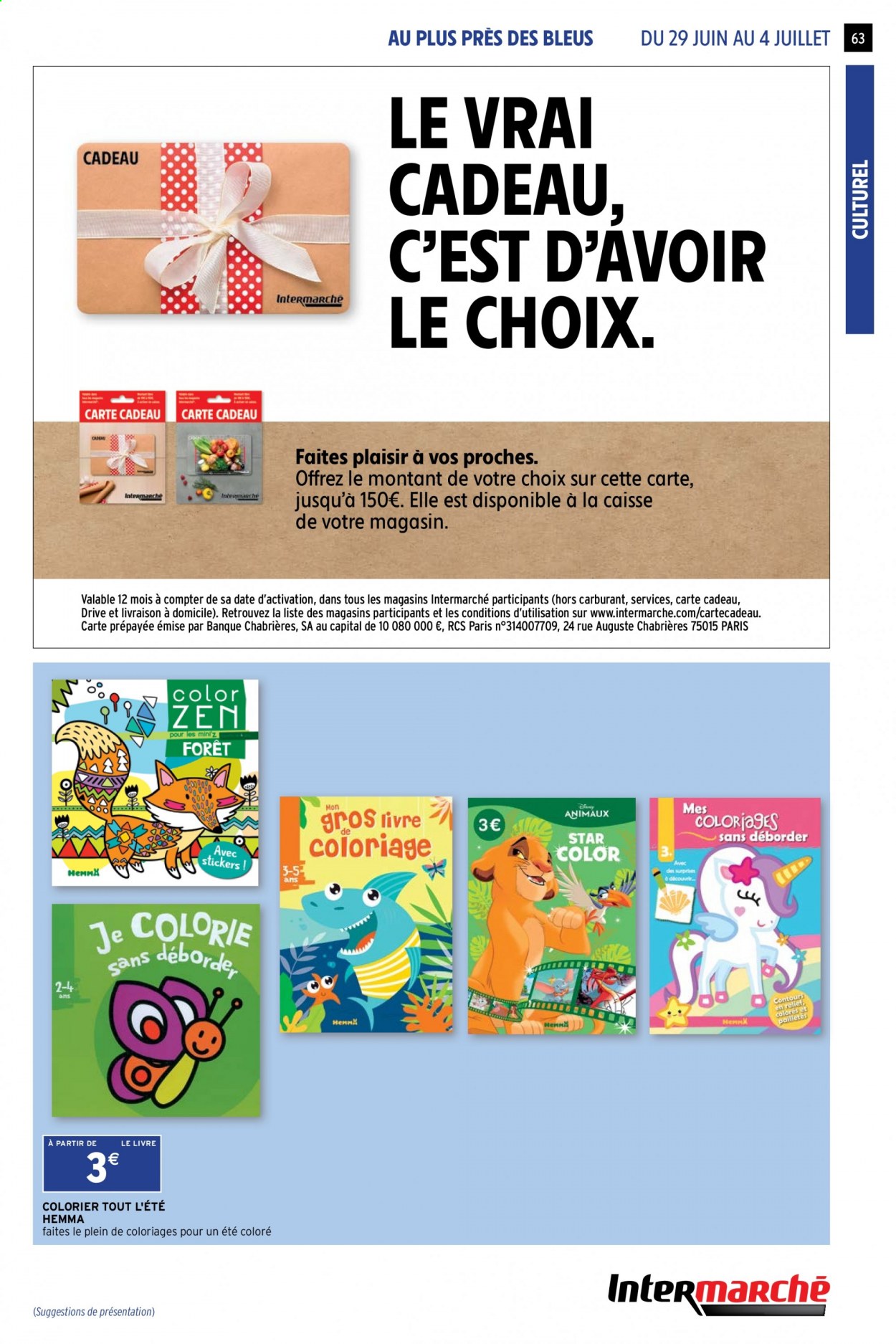 Catalogue Intermarché Super - 29/06/2021 - 04/07/2021. Page 63