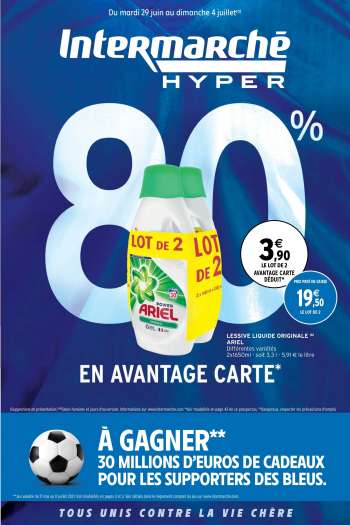 Catalogue Intermarché Hyper - 29.06.2021 - 04.07.2021.