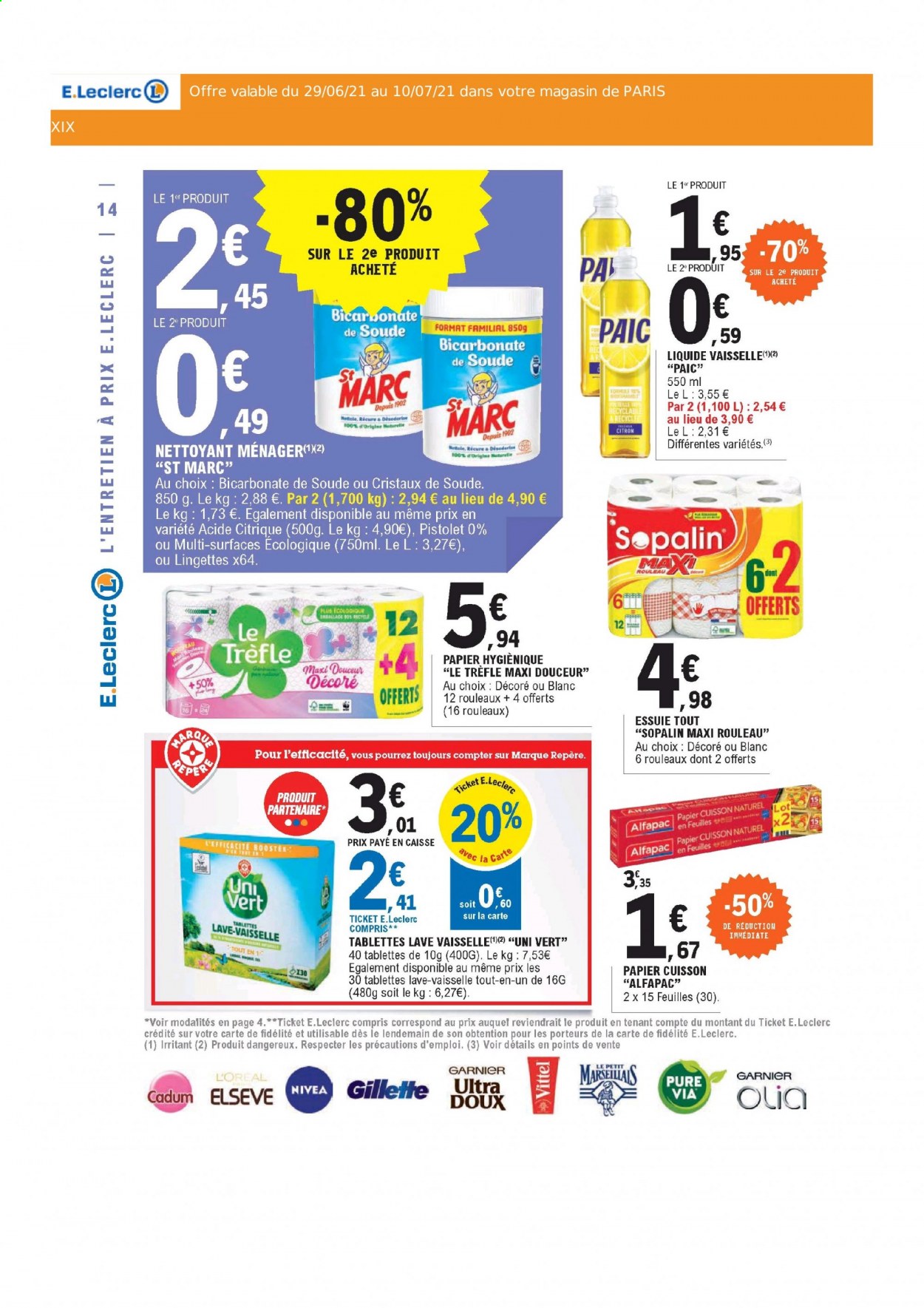 Catalogue E.Leclerc - 29/06/2021 - 10/07/2021. Page 14