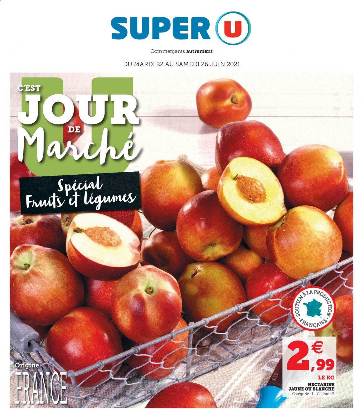 Catalogue SUPER U - 22/06/2021 - 26/06/2021. Page 1
