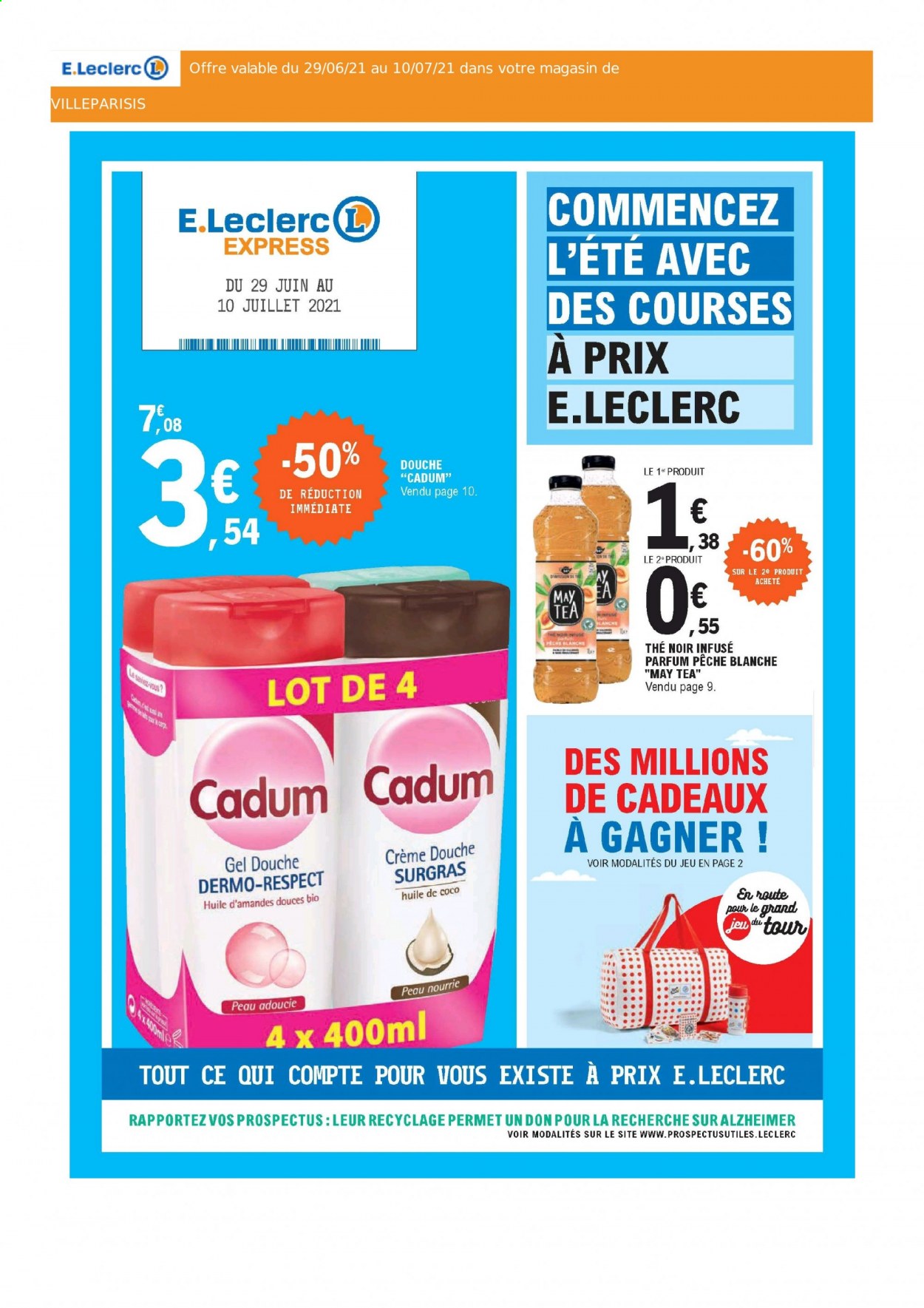 Catalogue E.Leclerc - 29/06/2021 - 10/07/2021. Page 1