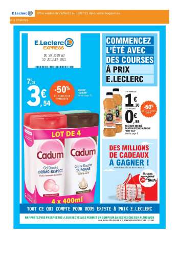 Catalogue E.Leclerc - 29.06.2021 - 10.07.2021.