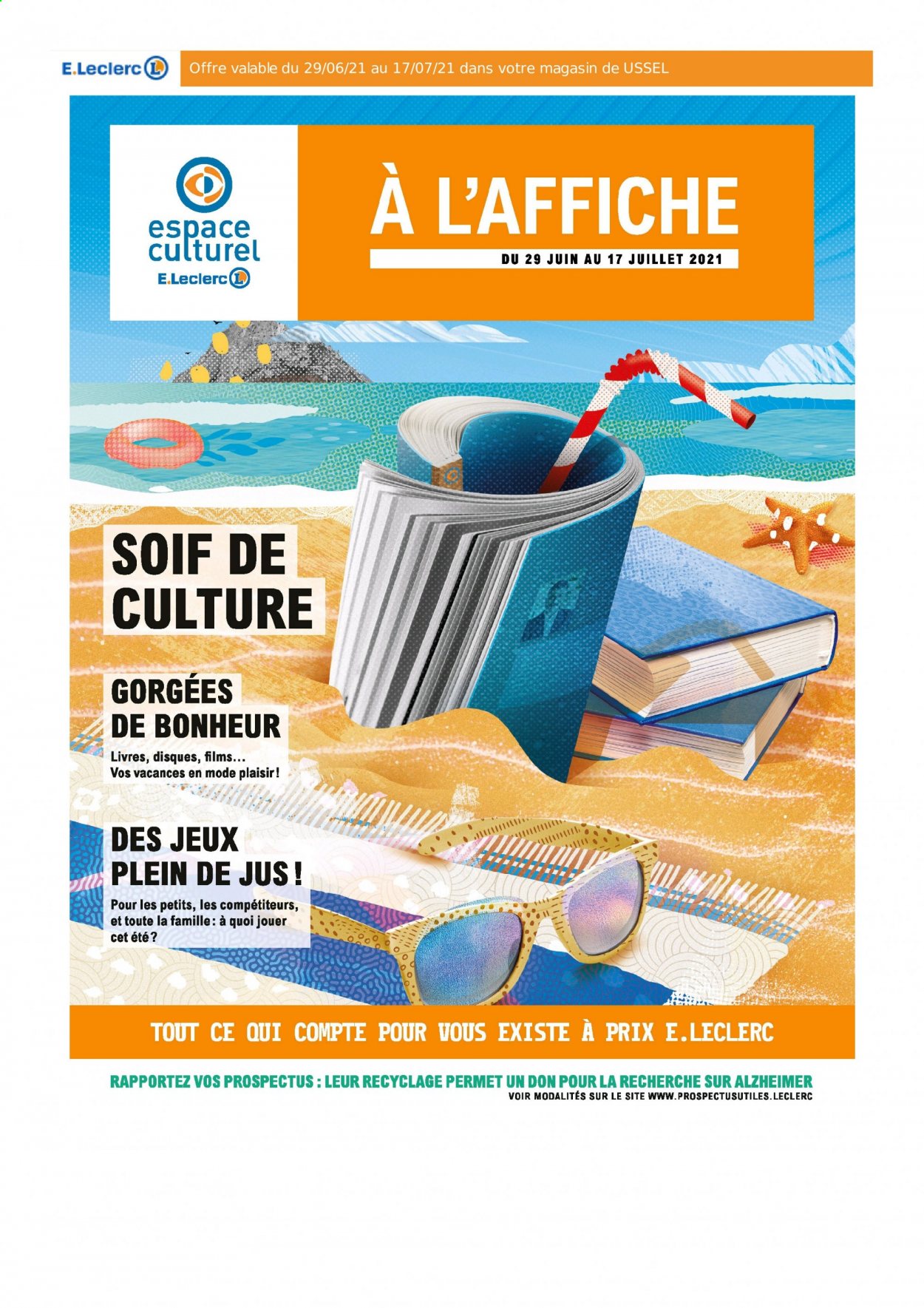 Catalogue E.Leclerc - 29/06/2021 - 17/07/2021. Page 1