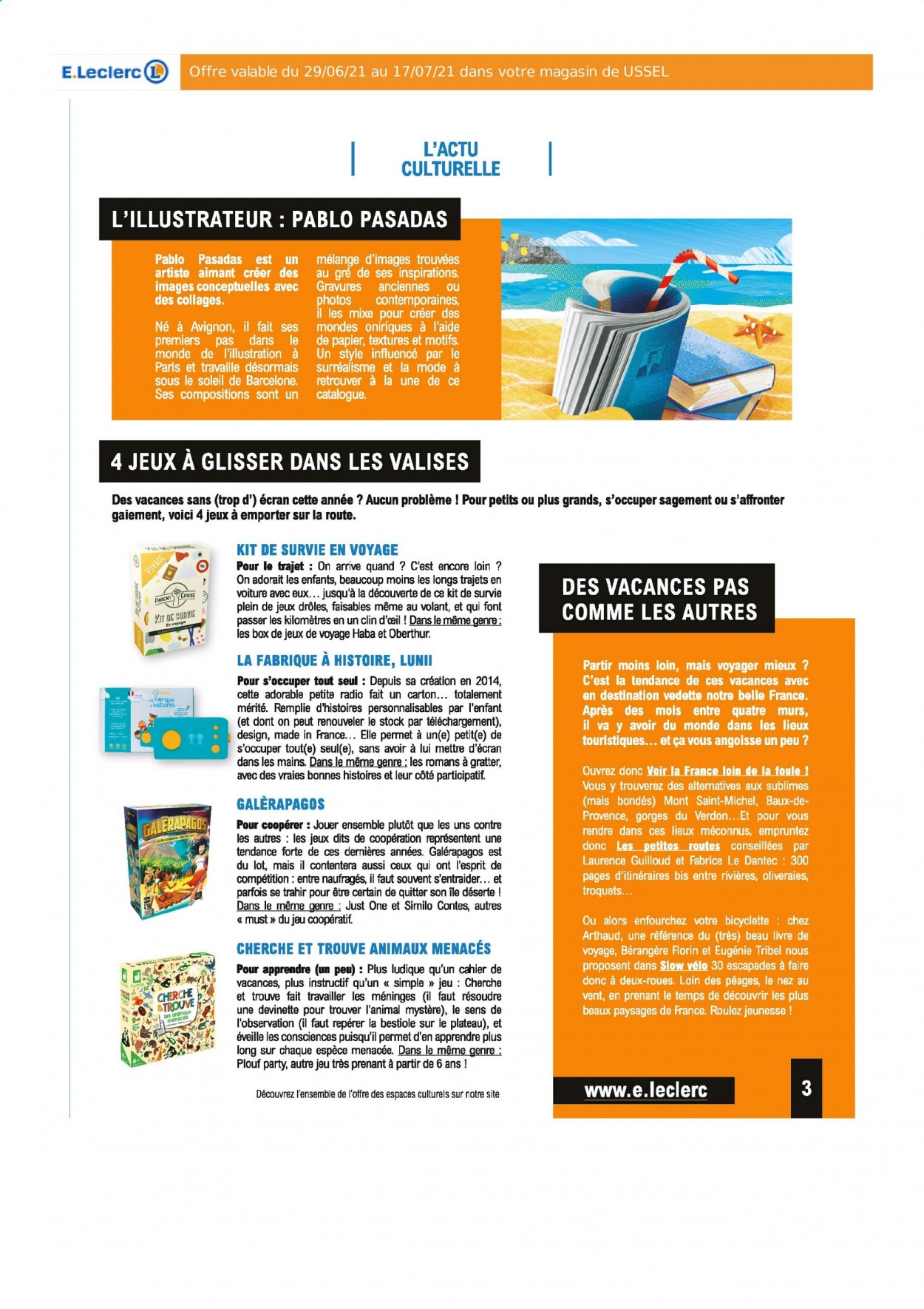 Catalogue E.Leclerc - 29/06/2021 - 17/07/2021. Page 3