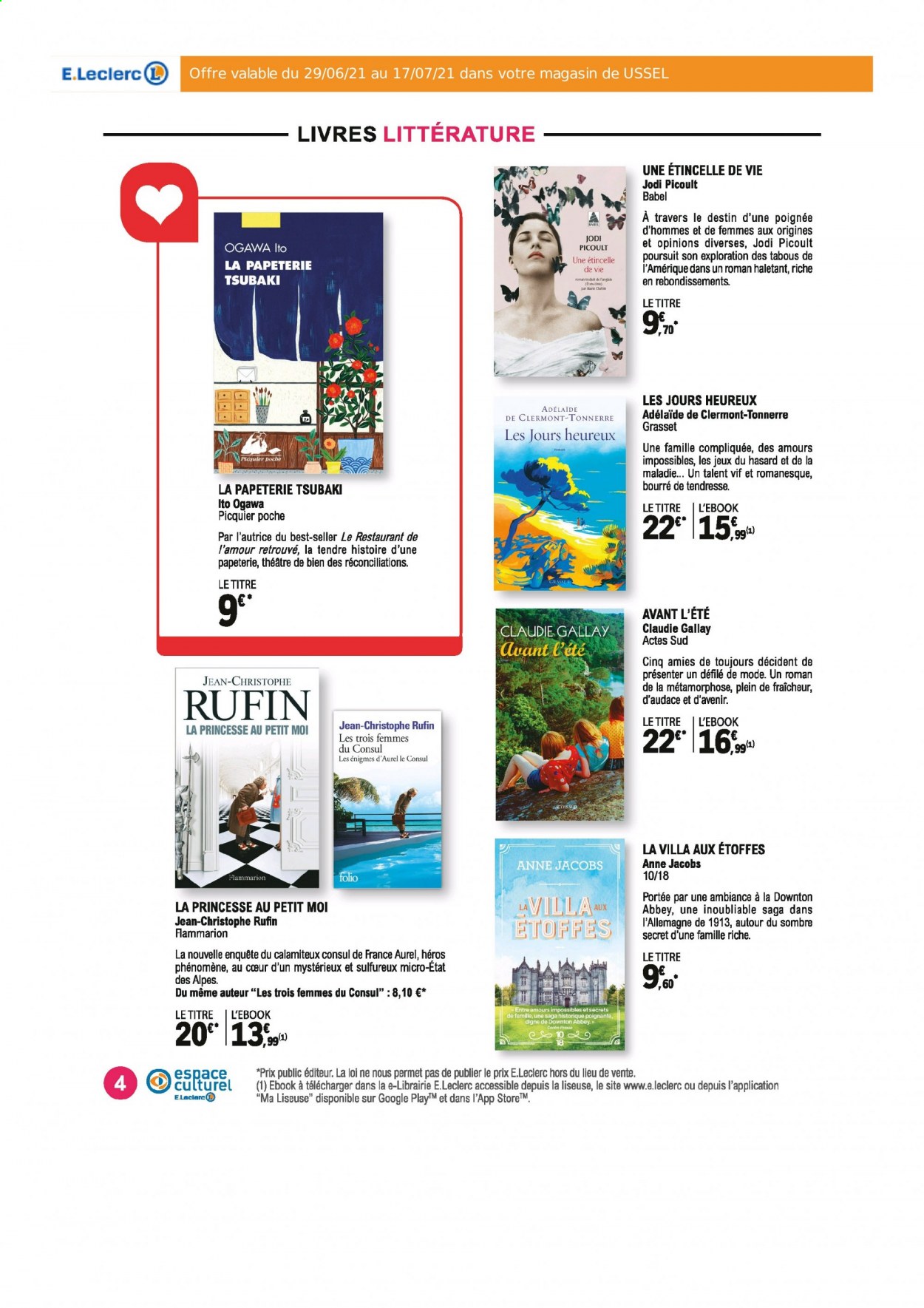 Catalogue E.Leclerc - 29/06/2021 - 17/07/2021. Page 4