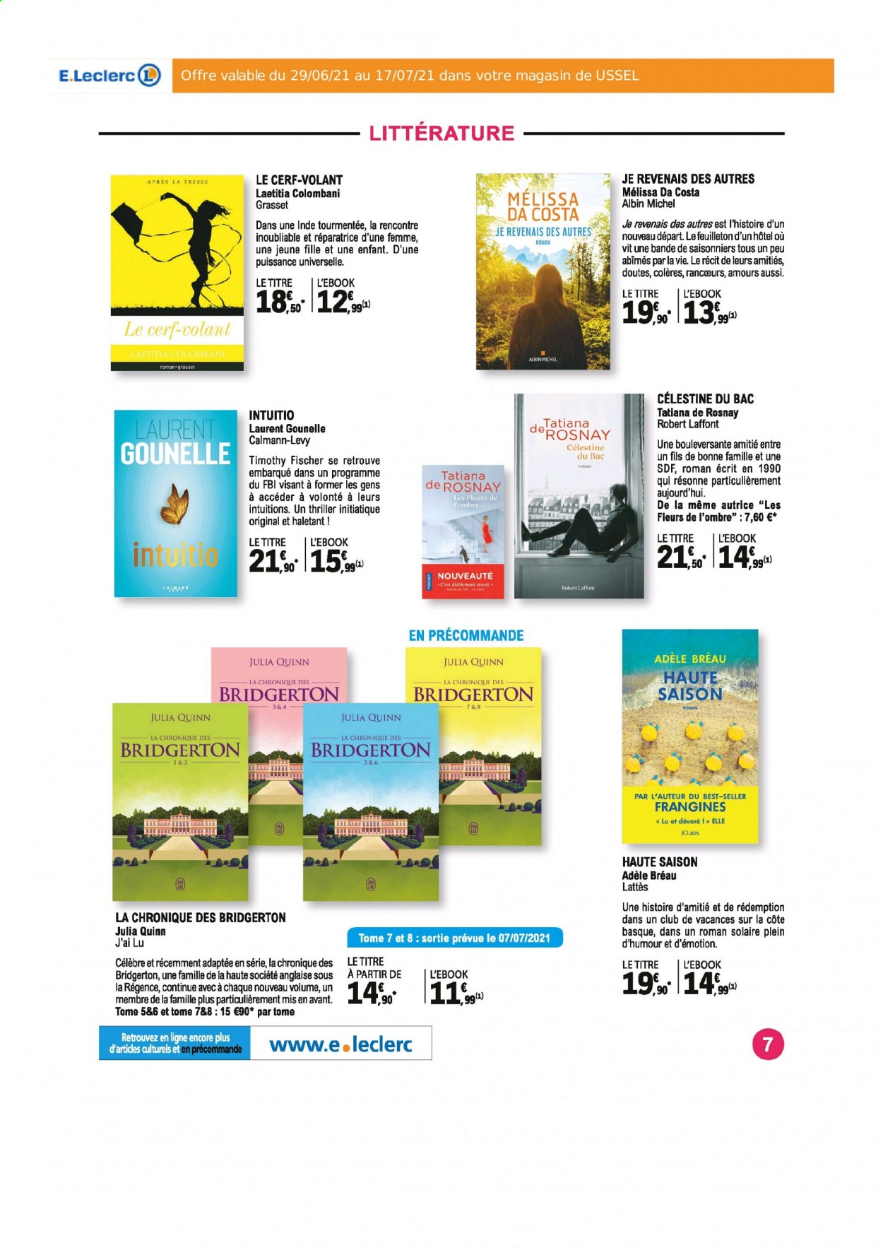 Catalogue E.Leclerc - 29/06/2021 - 17/07/2021. Page 7