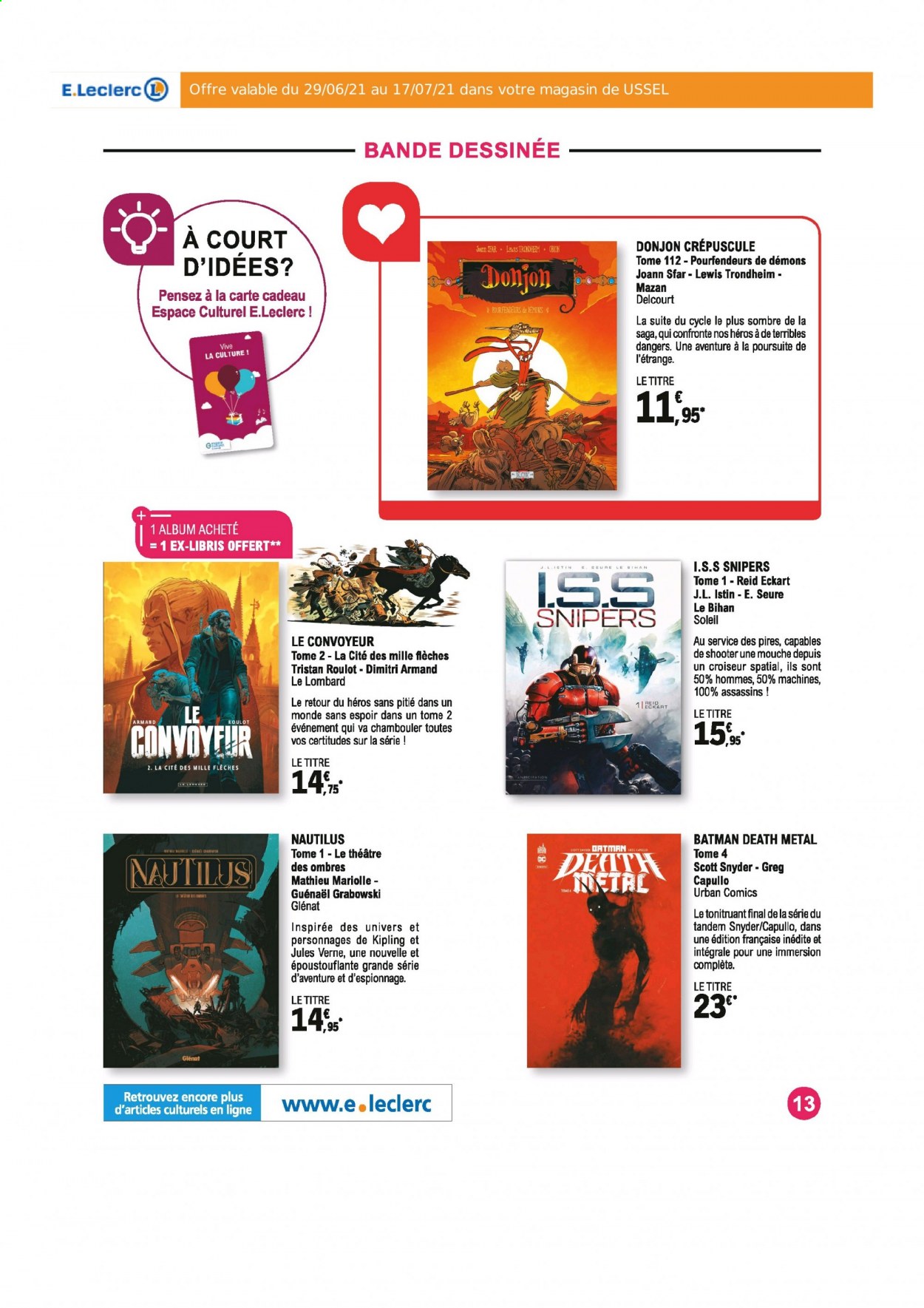 Catalogue E.Leclerc - 29/06/2021 - 17/07/2021. Page 13