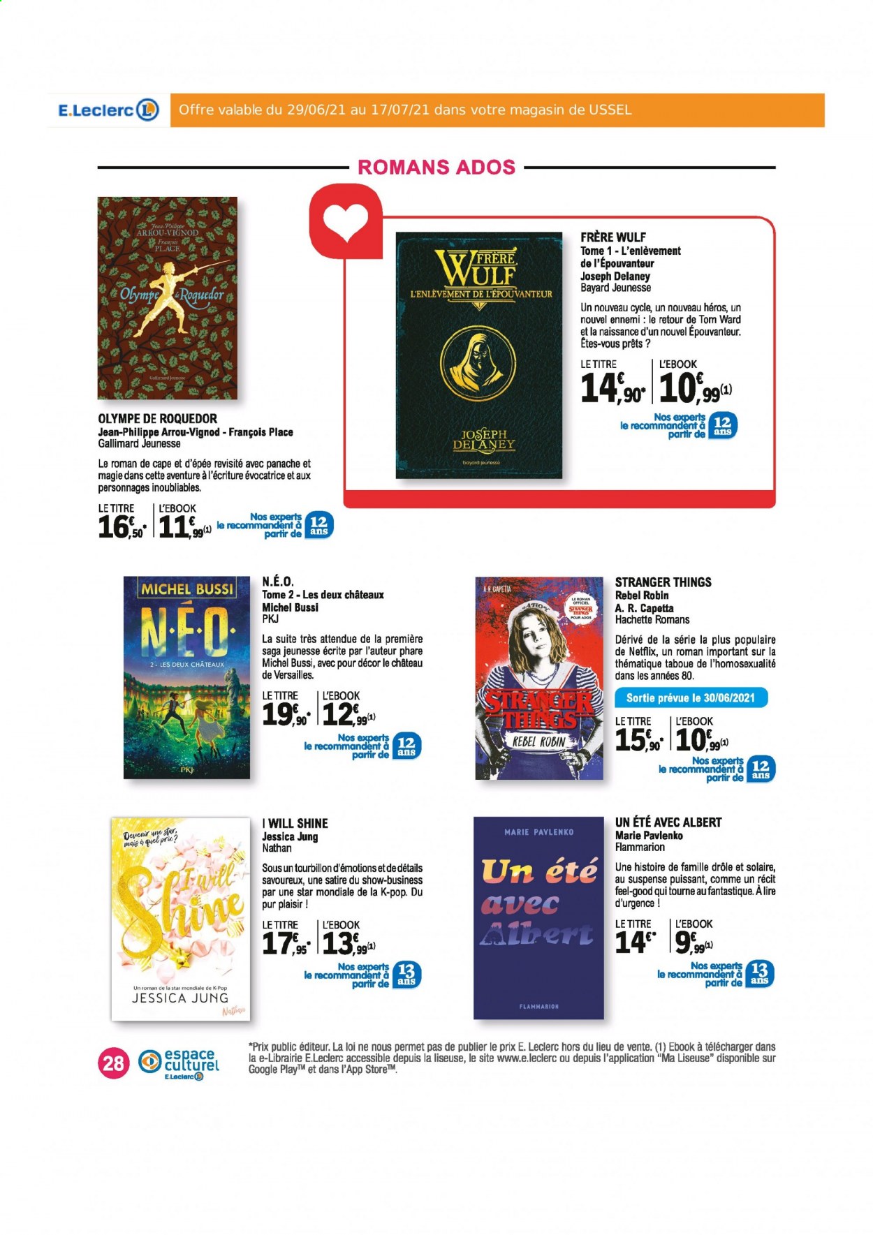 Catalogue E.Leclerc - 29/06/2021 - 17/07/2021. Page 28