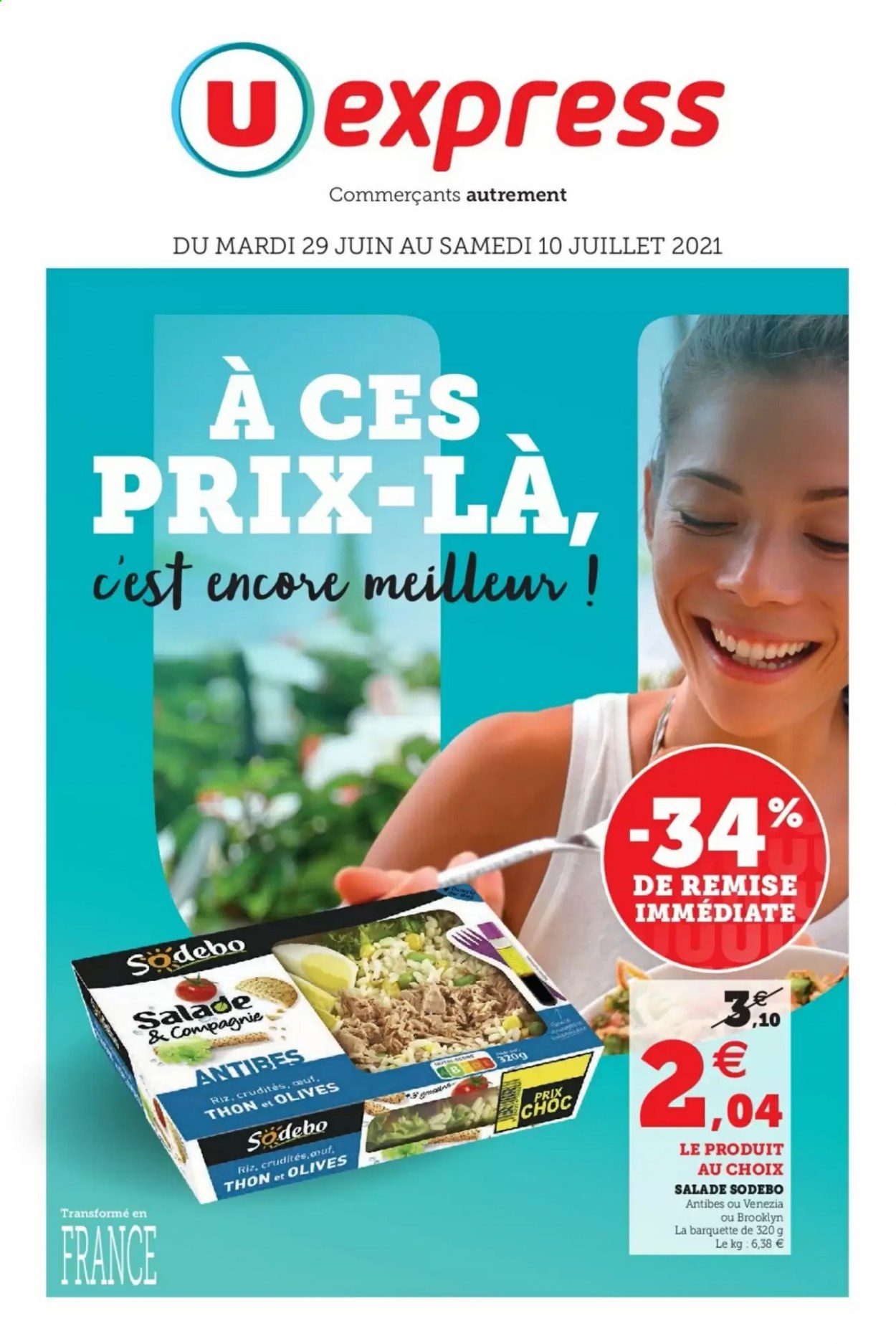 Catalogue U express - 29/06/2021 - 10/07/2021. Page 1