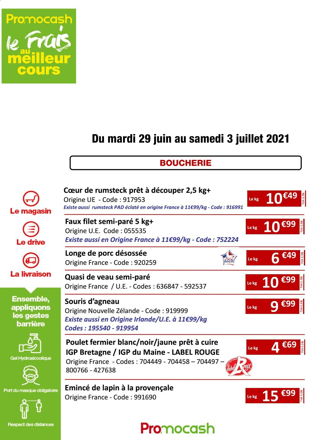 Catalogue Promocash - 29/06/2021 - 03/07/2021. Page 1