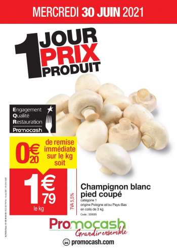 Catalogue Promocash - 30.06.2021 - 30.06.2021.