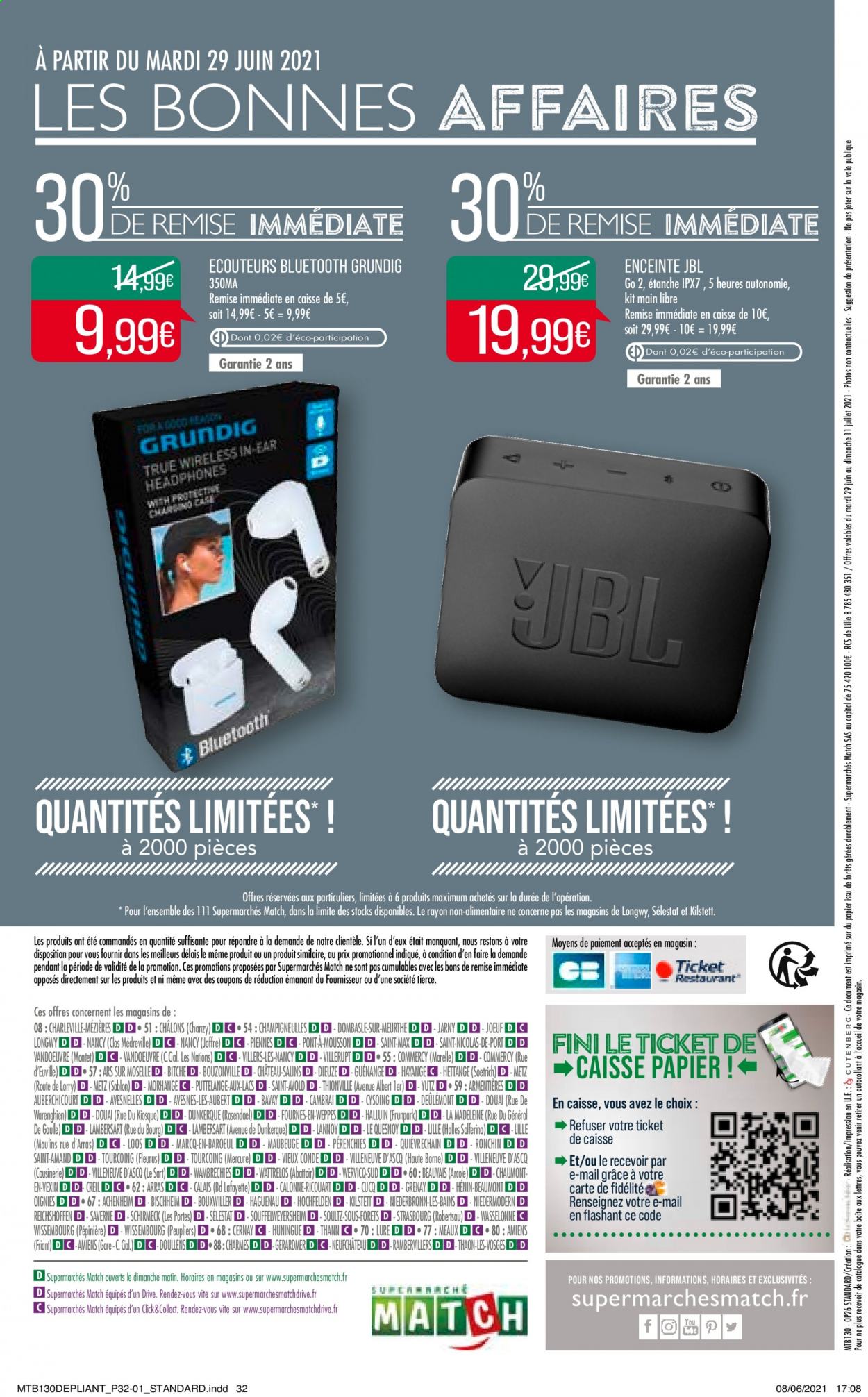 Catalogue Supermarché Match - 29/06/2021 - 11/07/2021. Page 32