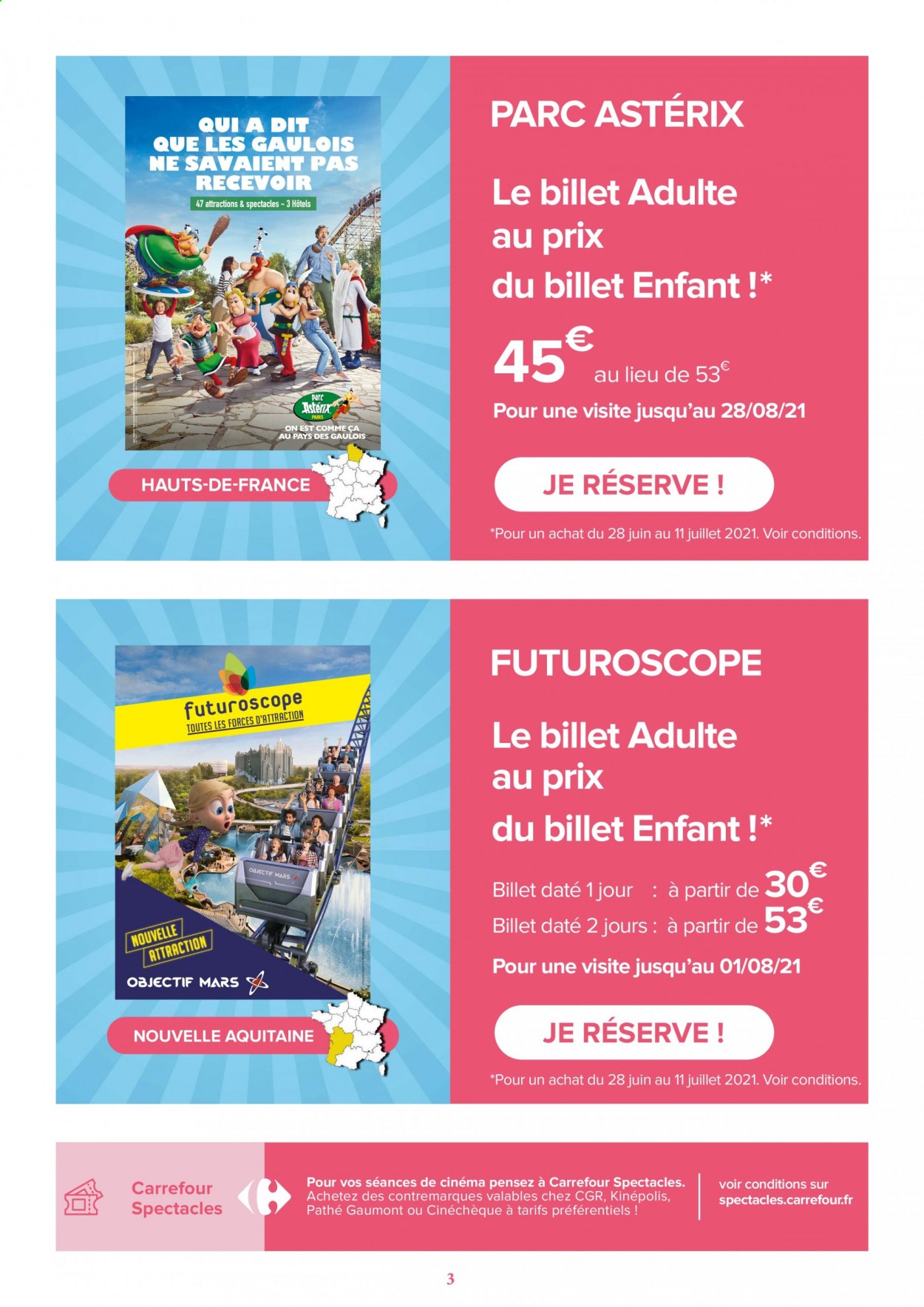 Catalogue Carrefour Hypermarchés - 28/06/2021 - 11/07/2021. Page 3